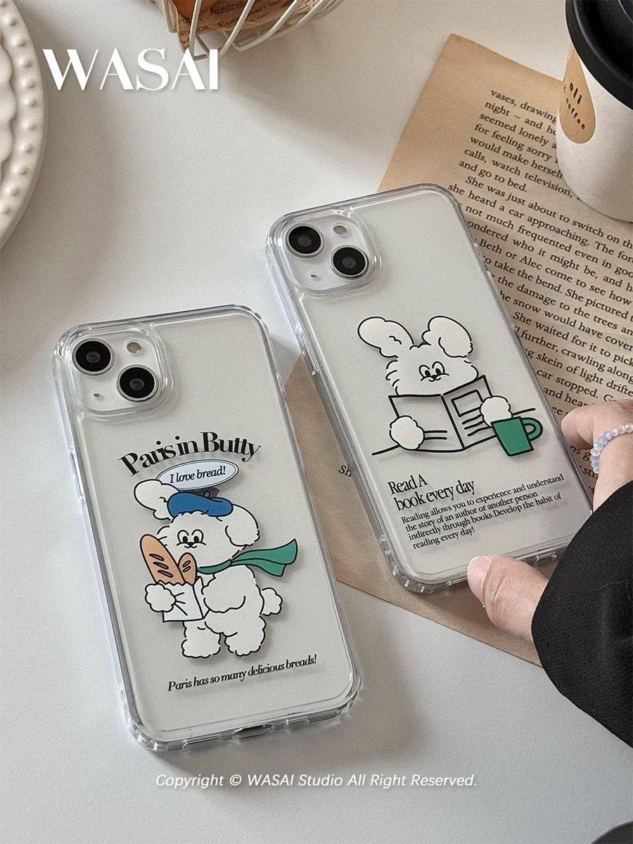 𝐖𝐀𝐒𝐀𝐈꒰法式小狗꒱磁吸卡包/支架/iPHONE手機殼