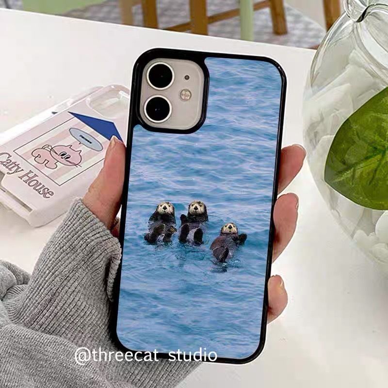 𝐓𝐡𝐫𝐞𝐞 𝐂𝐚𝐭 𝐒𝐭𝐮𝐝𝐢𝐨꒰海獺꒱iPHONE手機殼