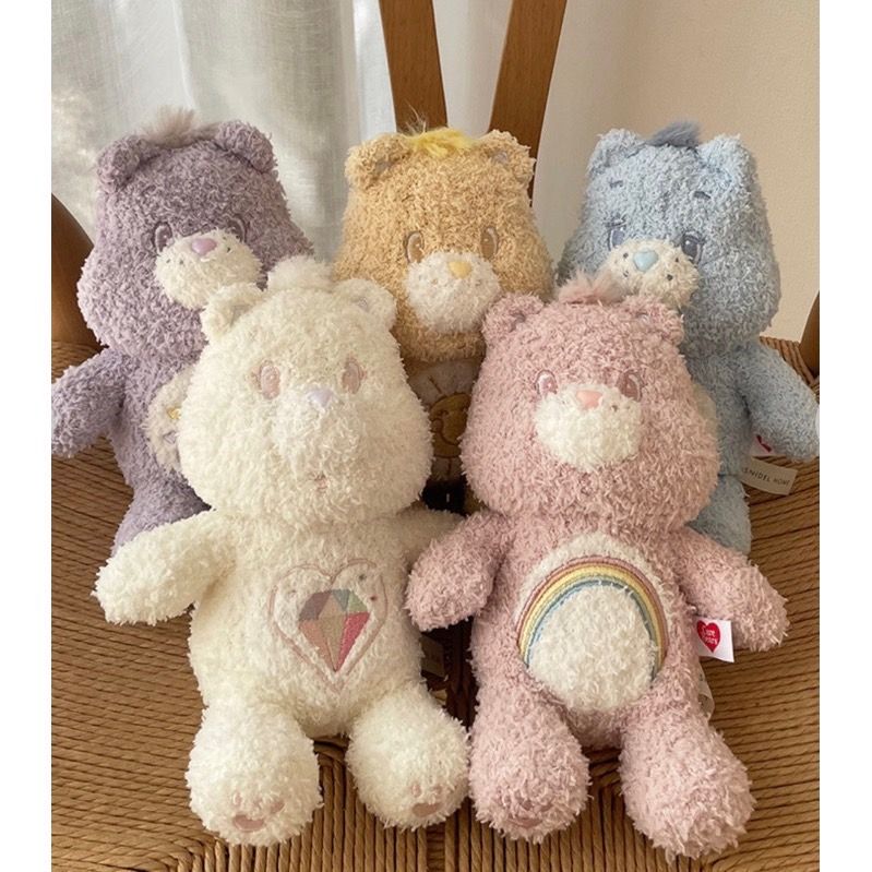日本限定 愛心小熊 Carebears 毛绒玩偶公仔 娃娃