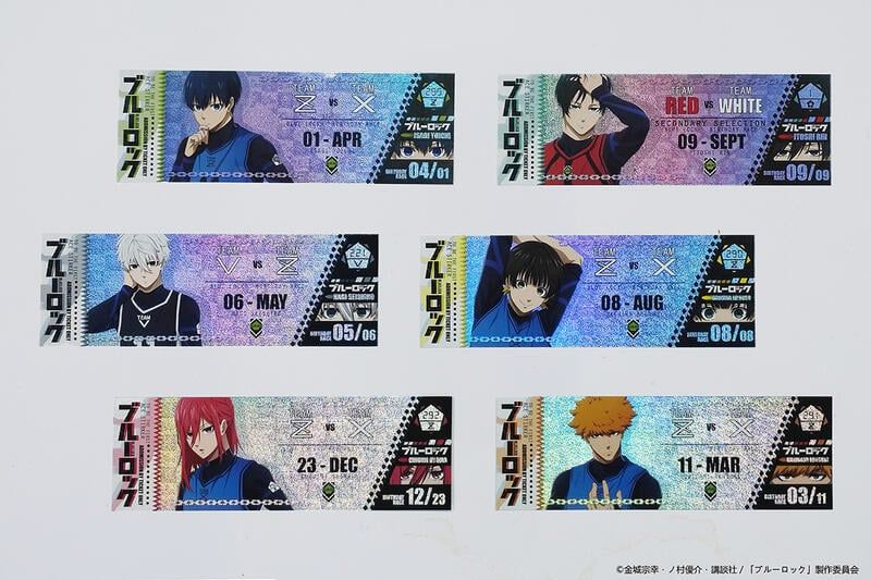 閃亮卡片雷射票 6入套組