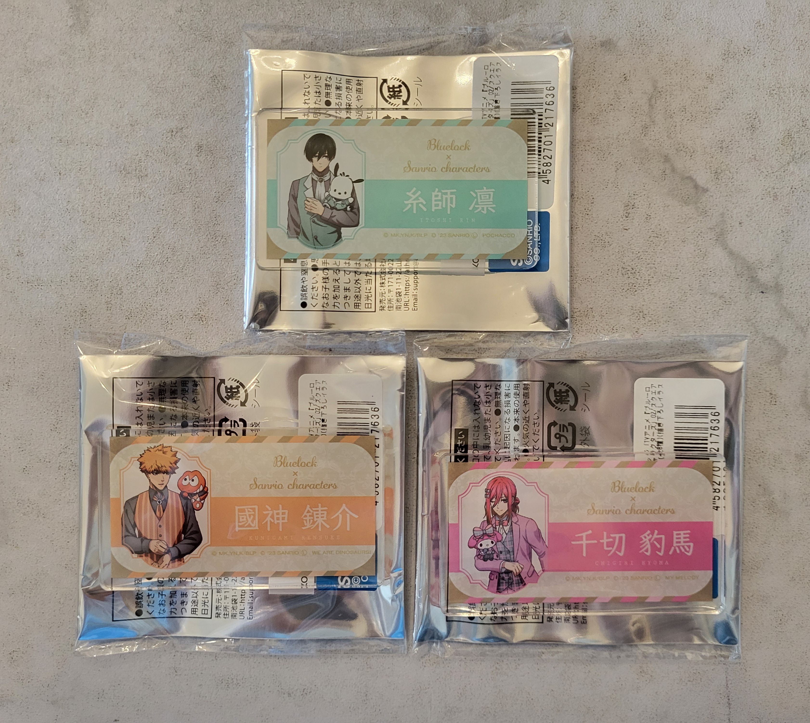 三麗鷗 名牌壓克力徽章