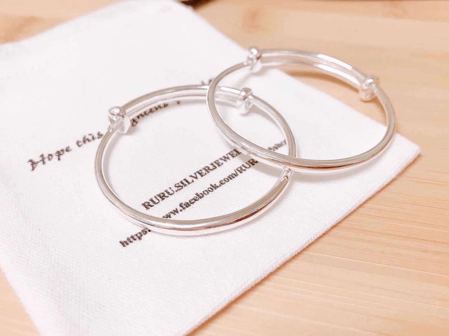 寶寶彌月999純銀手鐲