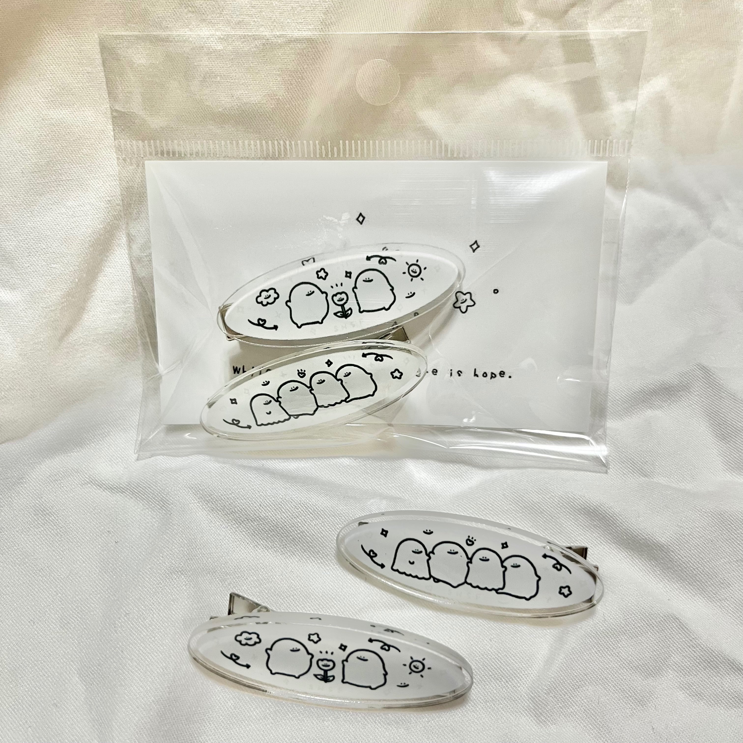 ✨《SHSF STUDIO》✨ SHSF短手短腳 ins風 髮夾 壓克力髮夾