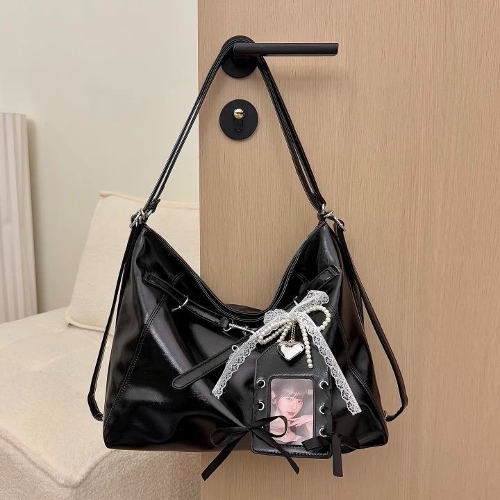 （5 colors）💝【光影流轉】- 贈卡套＆緞帶‼️肩背/斜背/後背一包多背大容量包包