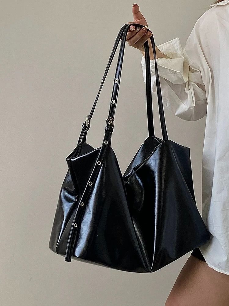 【經典序曲】- 肩背/斜背大容量學生必備托特包（點擊下滑看尺寸）