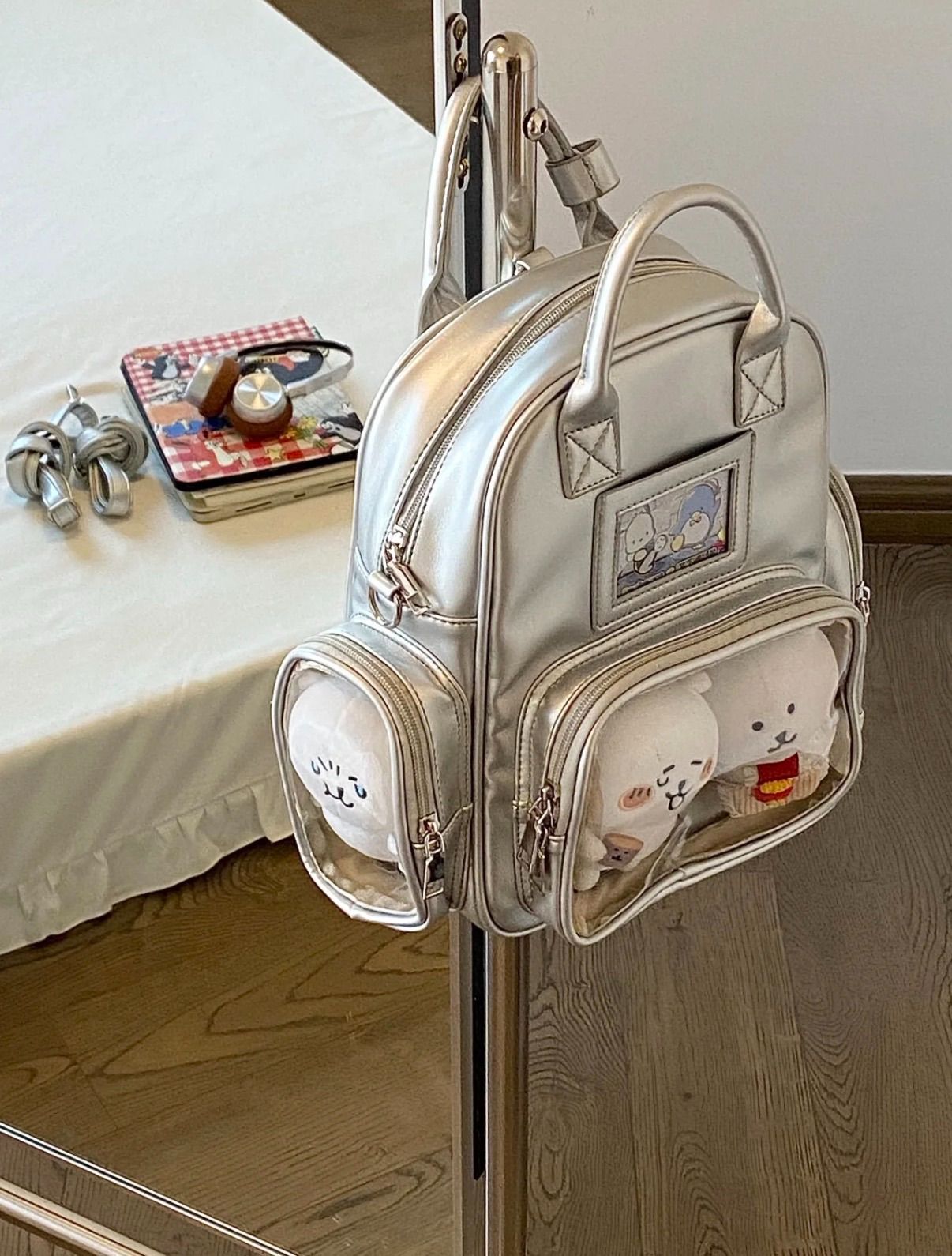 （3 colors）🗼【夜行東京】- 大容量一包多背痛包10cm娃包 雙肩後背包