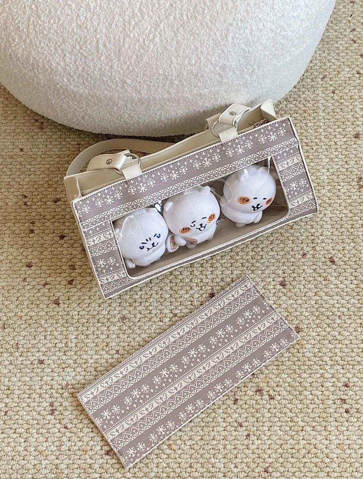 【雪國夢境】❄️- 費爾島氛圍感痛包 10cm娃包 肩背/斜背包