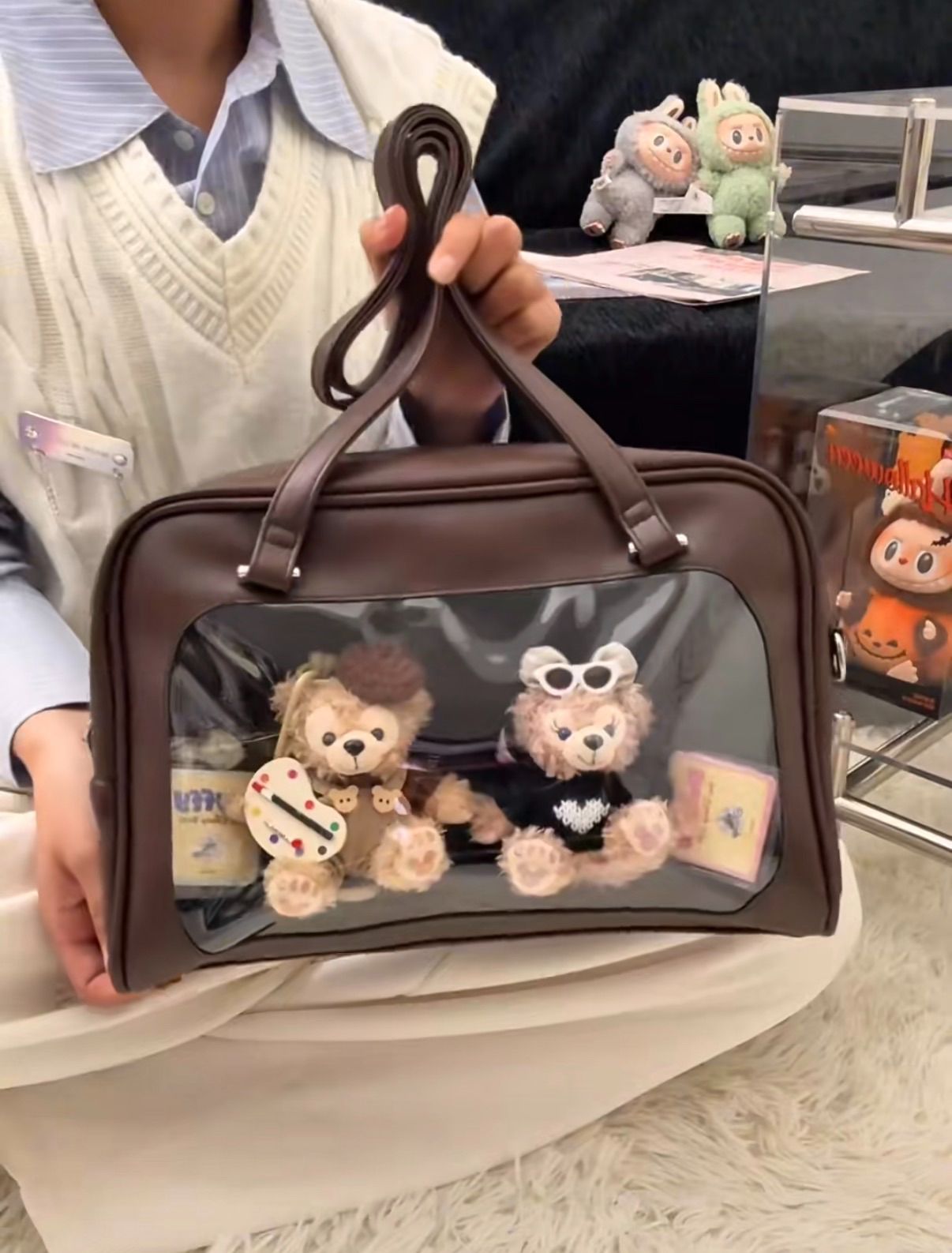 黑/咖✨【乖巧學生】- 雙面背保齡球痛包手提/單肩/斜背包（點擊下滑看尺寸）