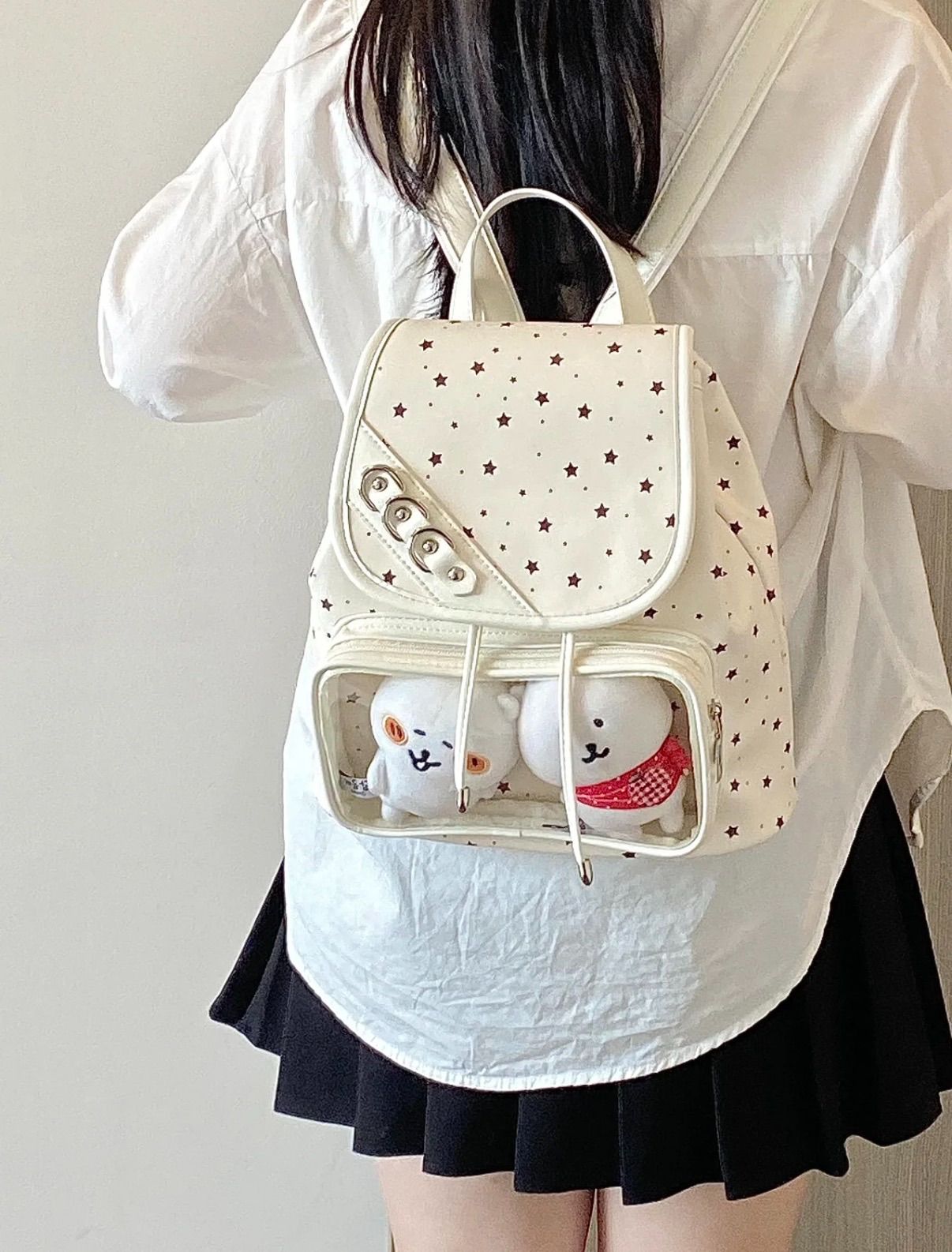 【奶油糖霜３】痛包版🌸10cm娃包 可愛星星波點後背包 雙肩背包 演唱會包包