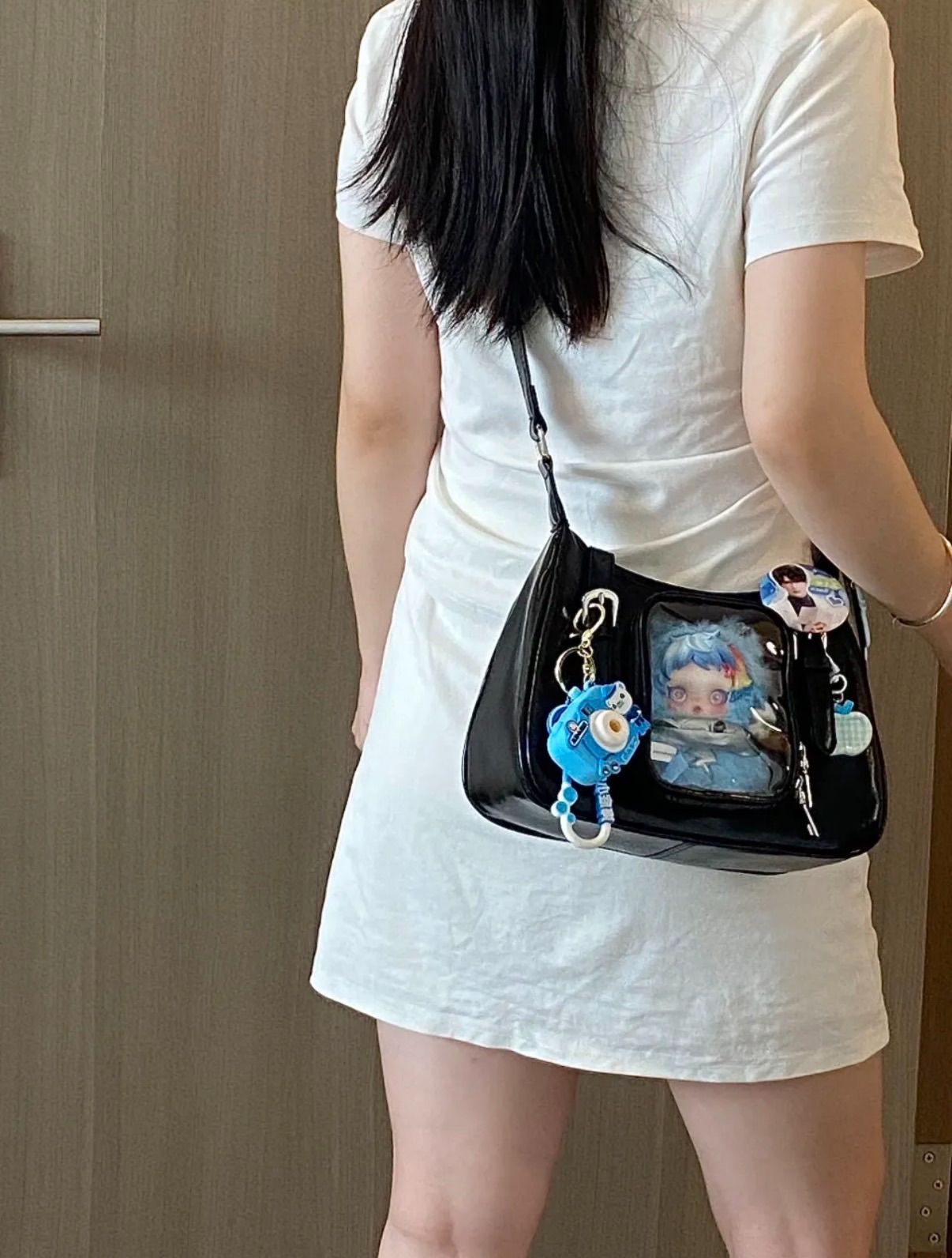 （5 colors）【日常心動】- 10cm娃包痛包 氣質腋下/斜背包