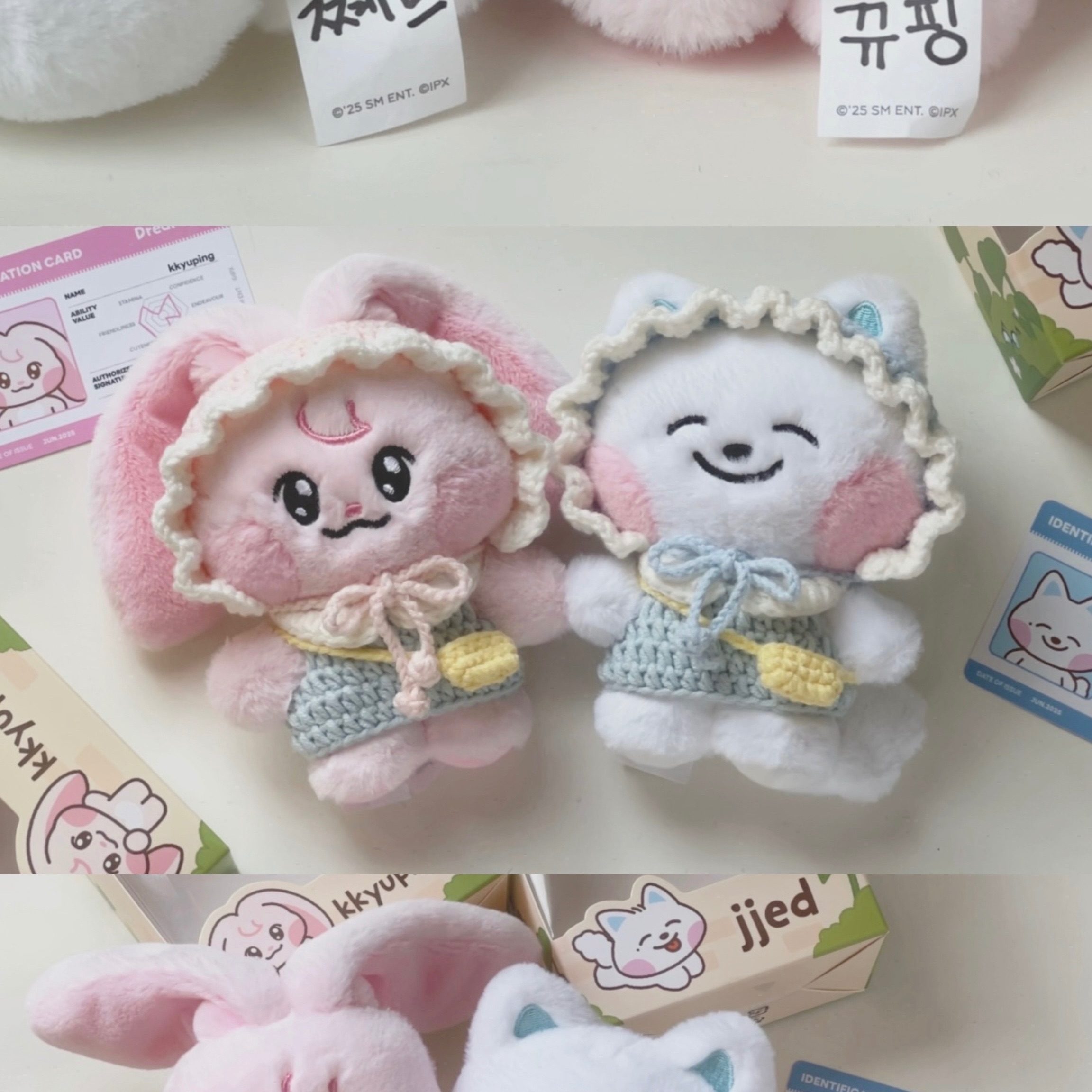 Line Friends露耳鉤織帽