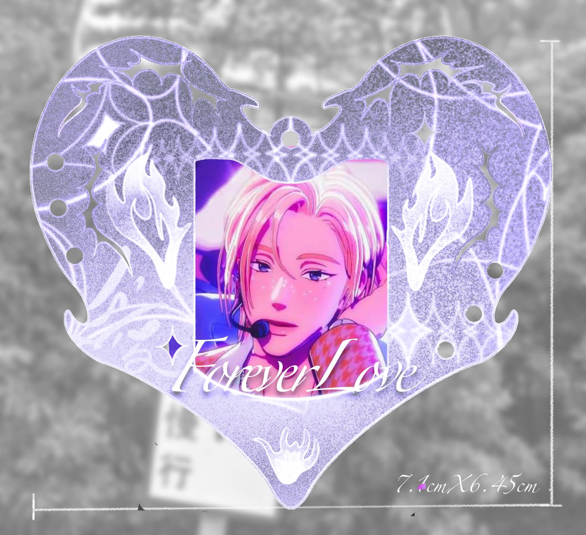 此生摯愛🌹愛心壓克力證件照