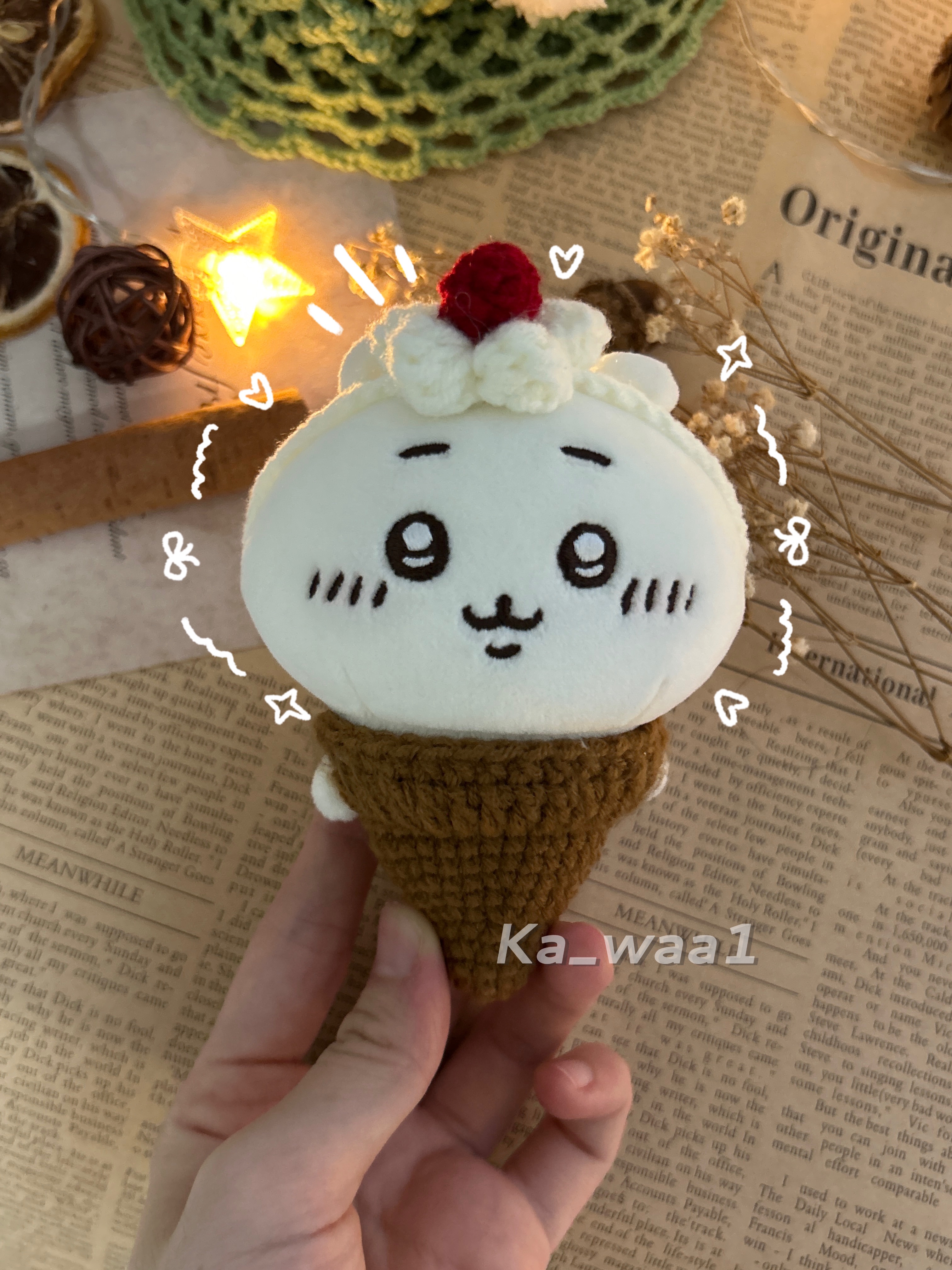 奶油櫻桃冰淇淋🍦🍒