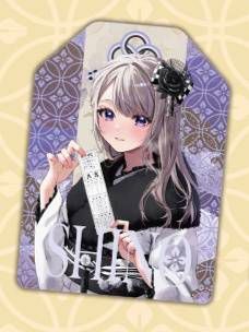 2026台灣角川台北動漫節御守風祝福卡