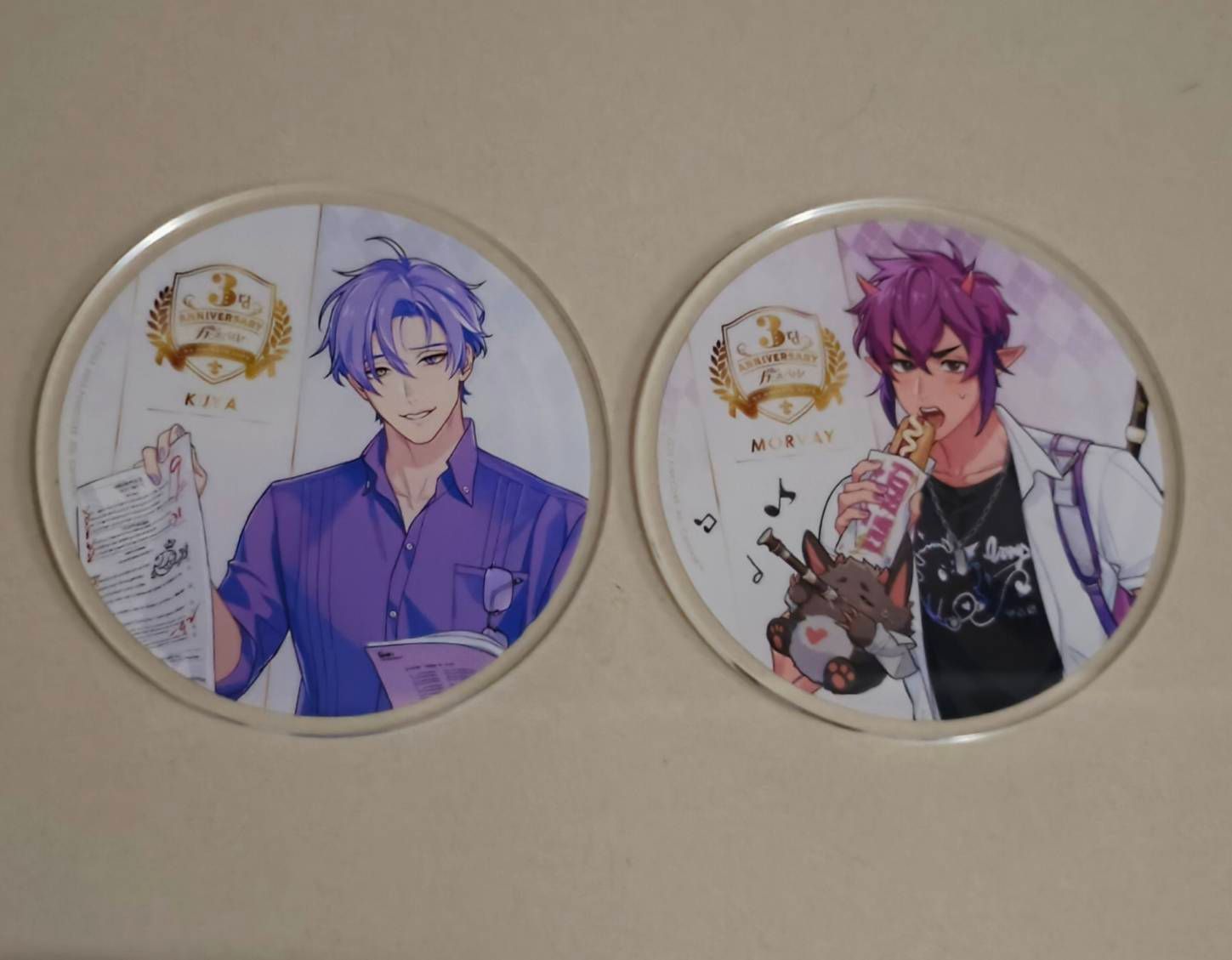 新世界狂歡安利美特玖夜壓克力杯墊