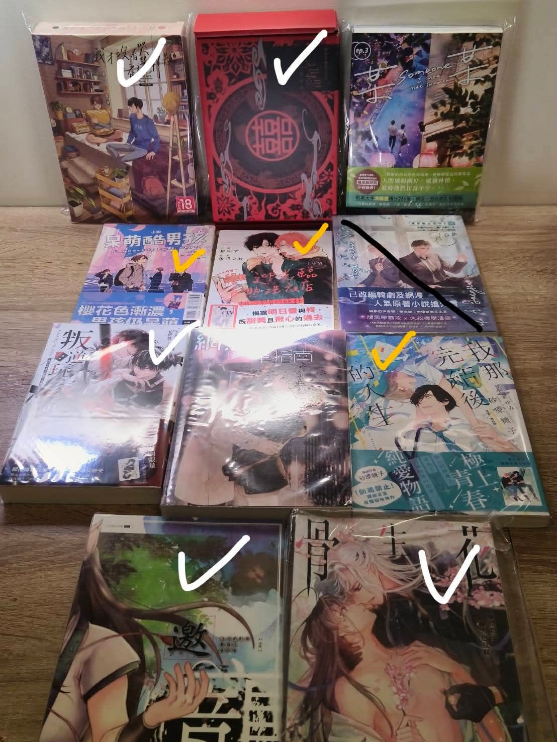 Bl小說（多數有書套！可私訊看書況 帶多可議）