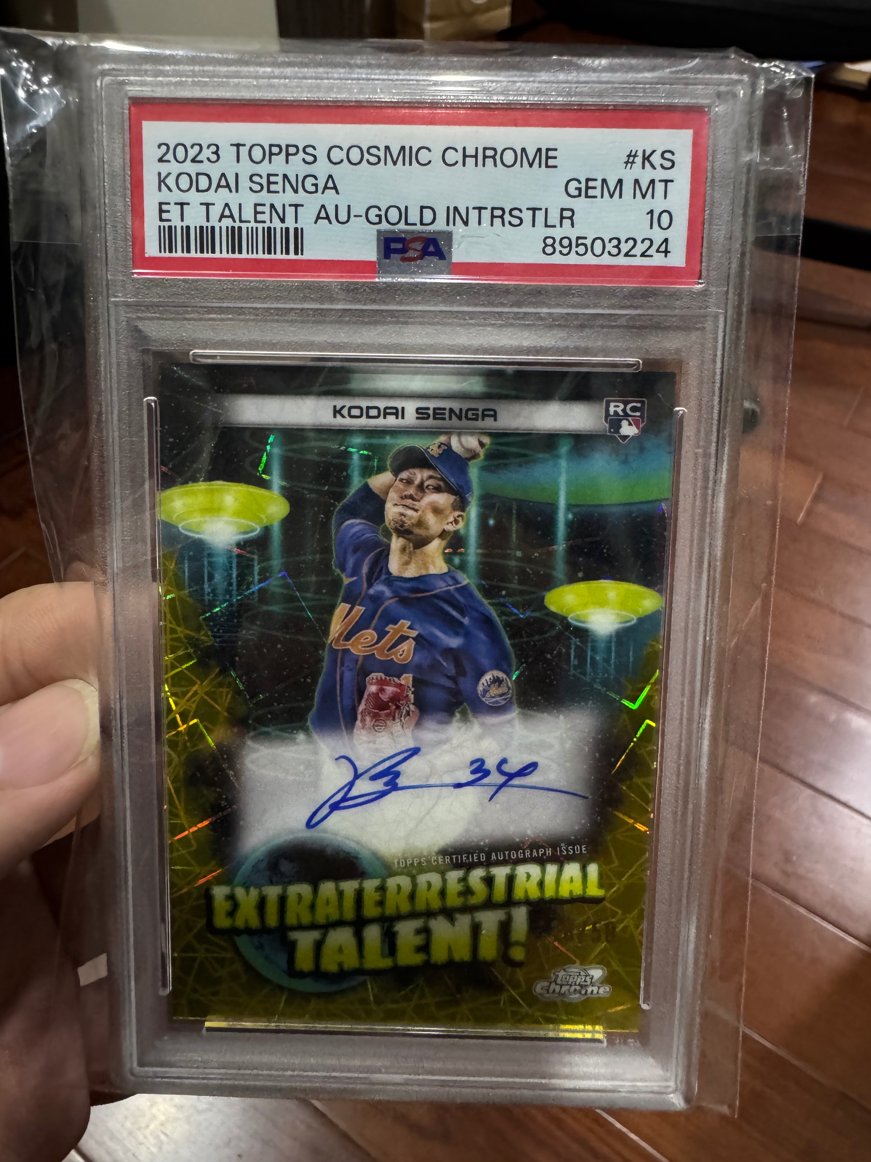 千賀滉大 PSA 10 2023 Topps Cosmic Chrome 宇宙系列Gold Refractor /50