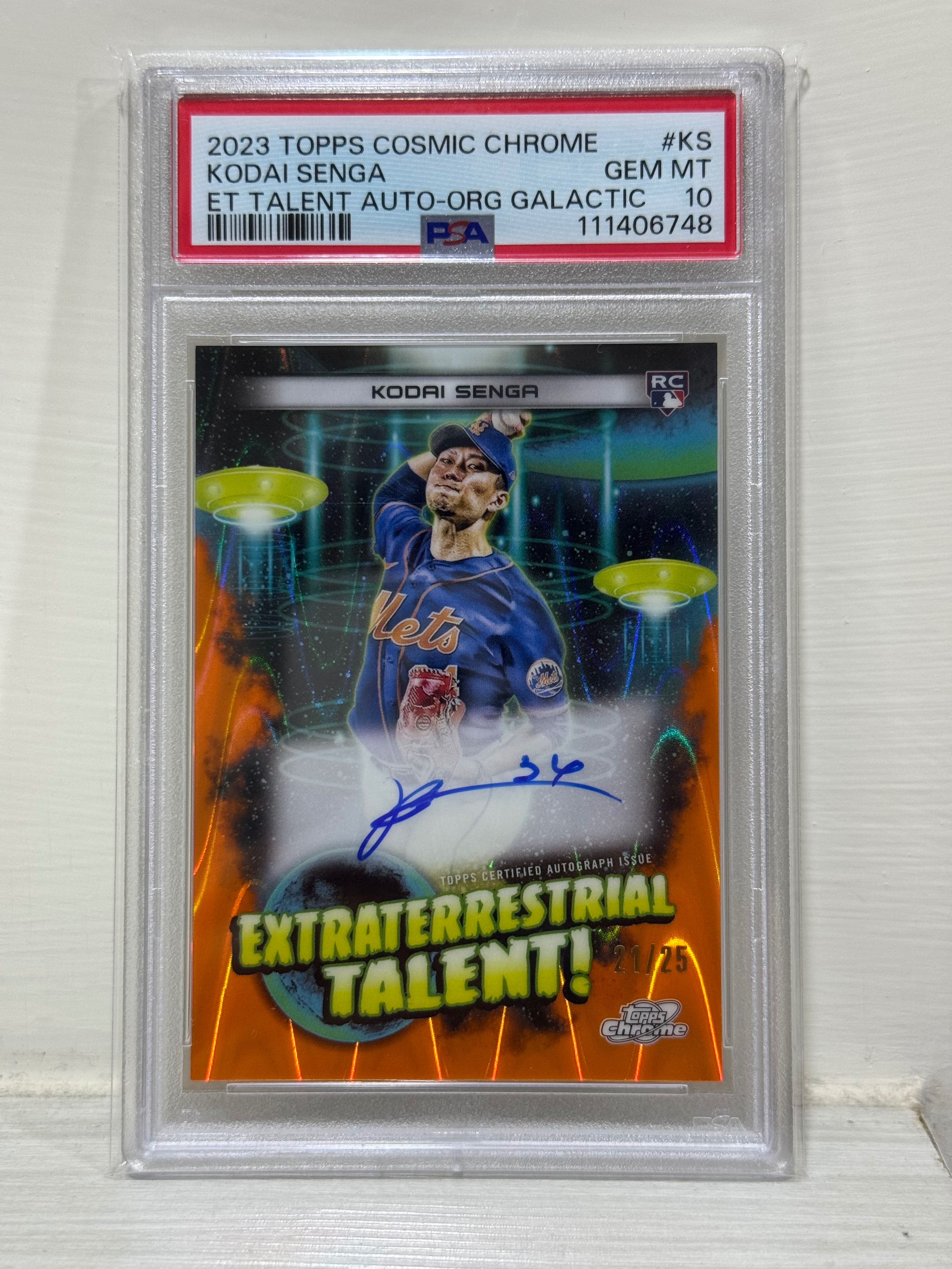 千賀滉大topps cosmic /25 簽名卡