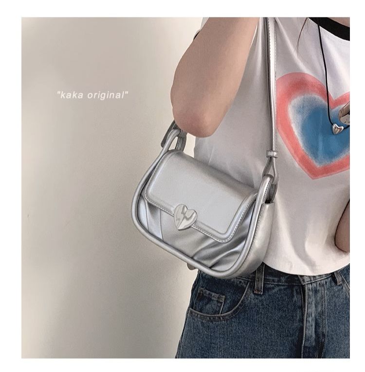 一顆愛心-單肩小方包 2color