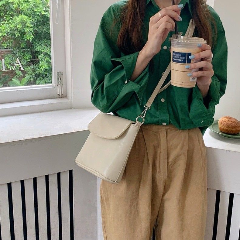 透明空氣-韓系質感百搭水桶包 3color