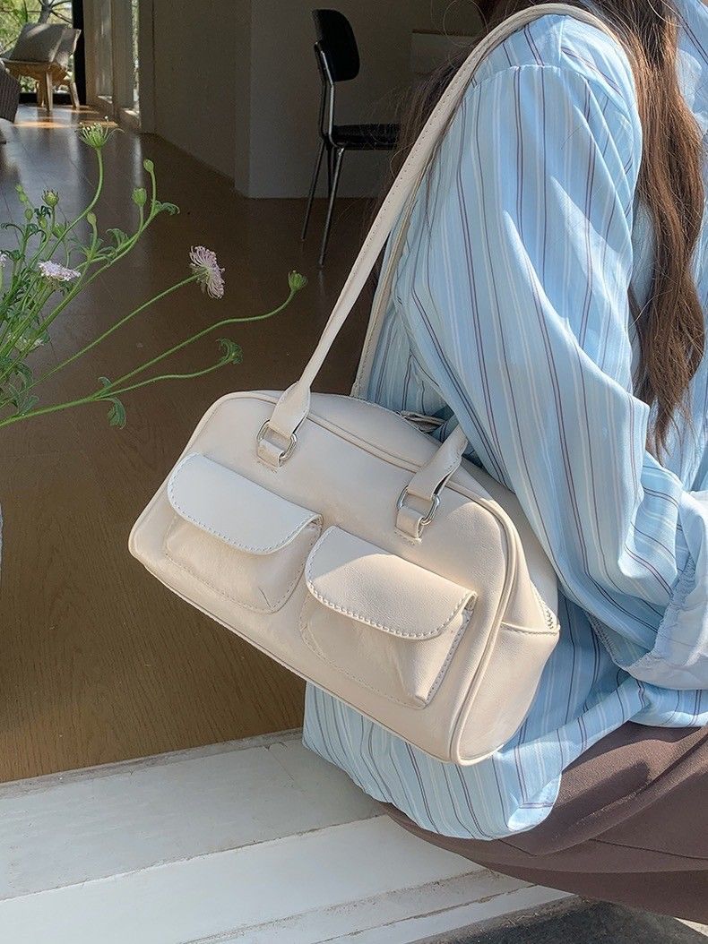 🌟現貨🌟古典城堡-別具一格質感腋下包 4color