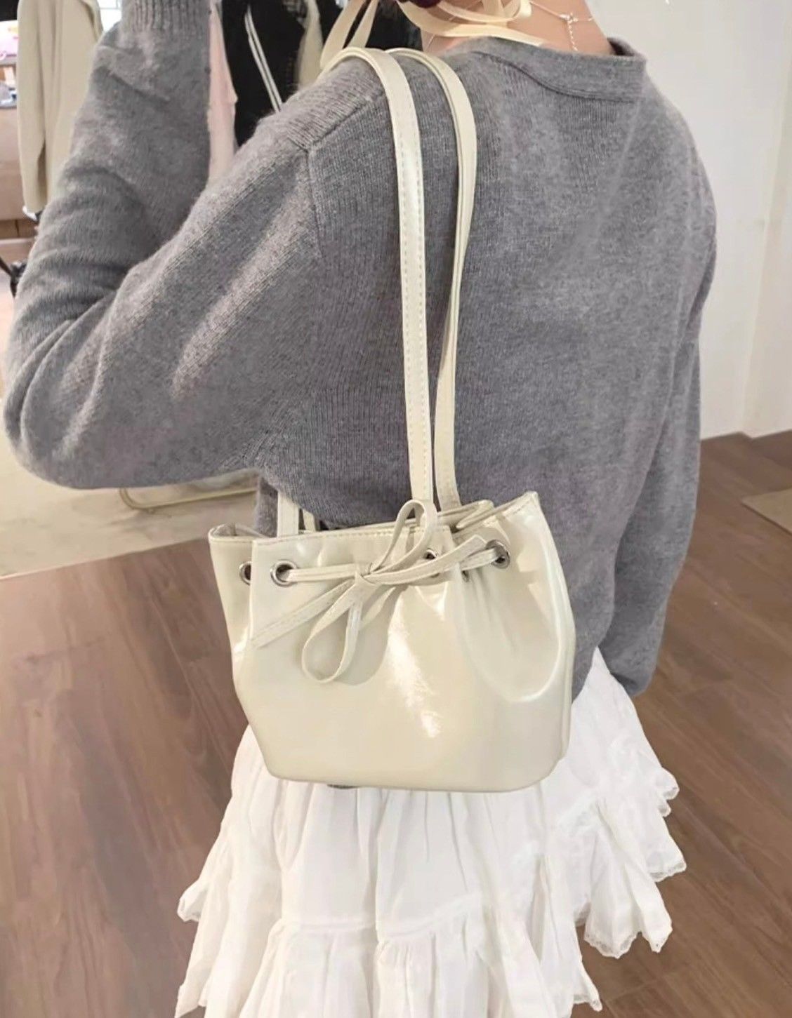 春暖花開-超美花苞型水桶包 4color