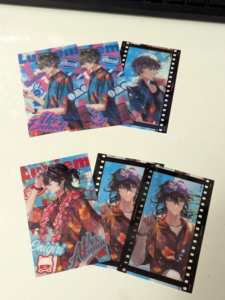 Luxiem Spring Break 透卡3入