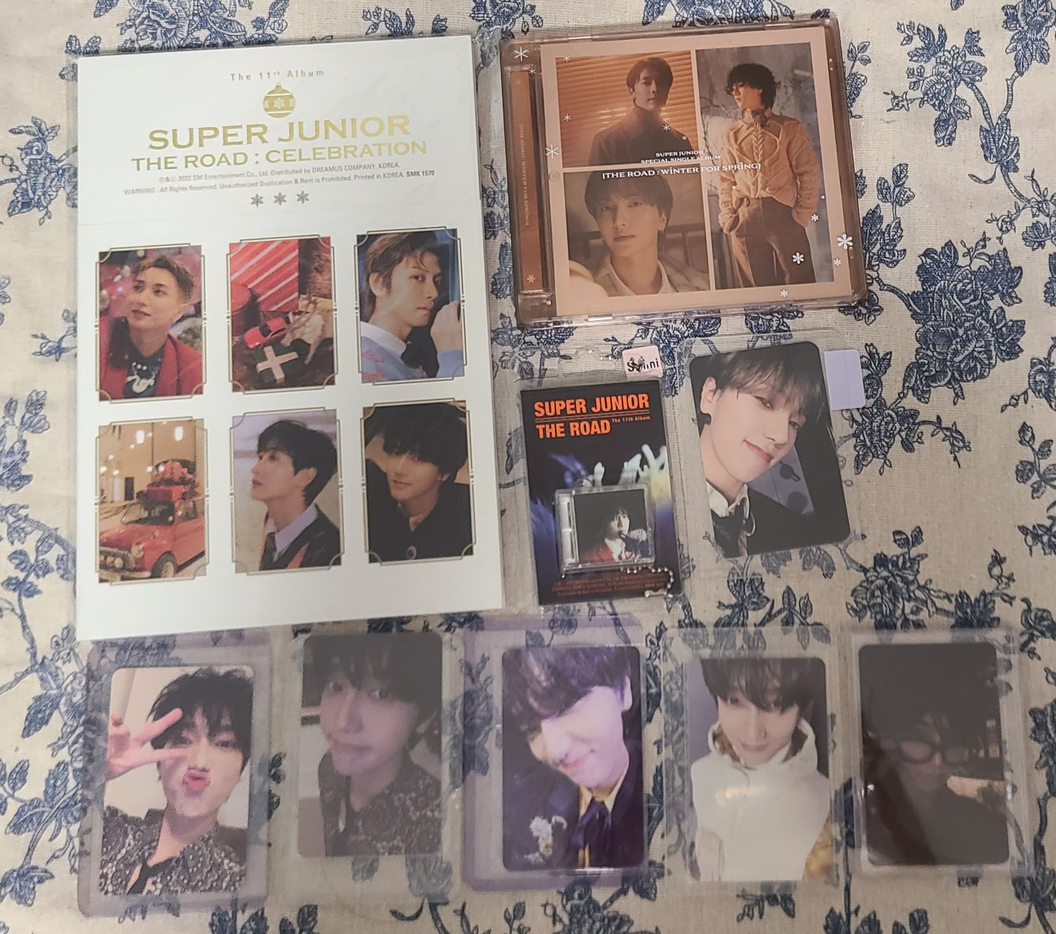 super junior 11輯 vol.2 celebration 雪版 智能專 空專 藝聲小卡全套