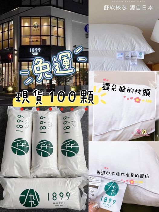 日本1899枕芯*通通免運...不同商品請分開下單 賣場登入7-11會員下單輸入*好事成雙*即可免運 找商品請往下滑