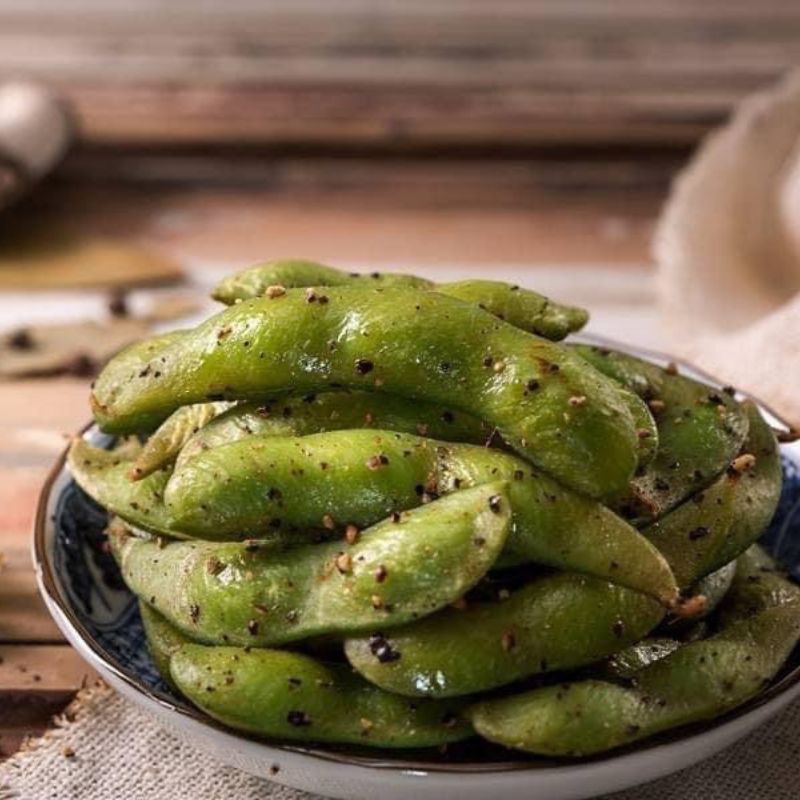 黑胡椒毛豆 – 200克