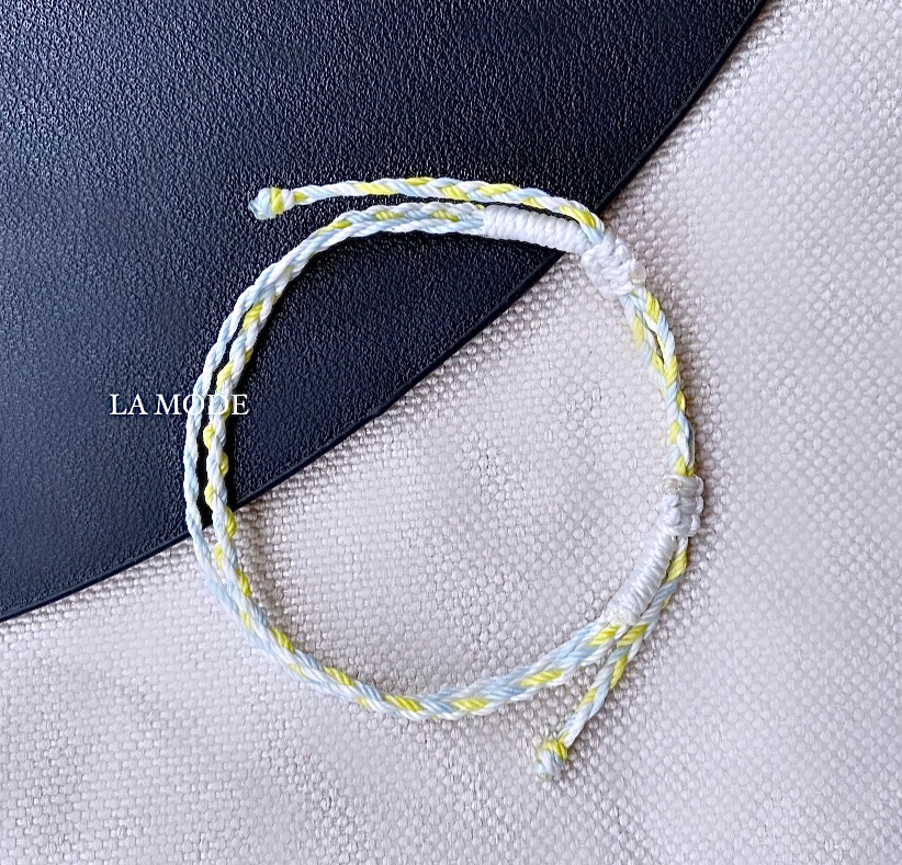 【𝐋𝐀 𝐌𝐎𝐃𝐄】️ 𝑳𝒆𝒎𝒐𝒏 𝒔𝒐𝒅𝒂 🍋 蠟繩手鍊
