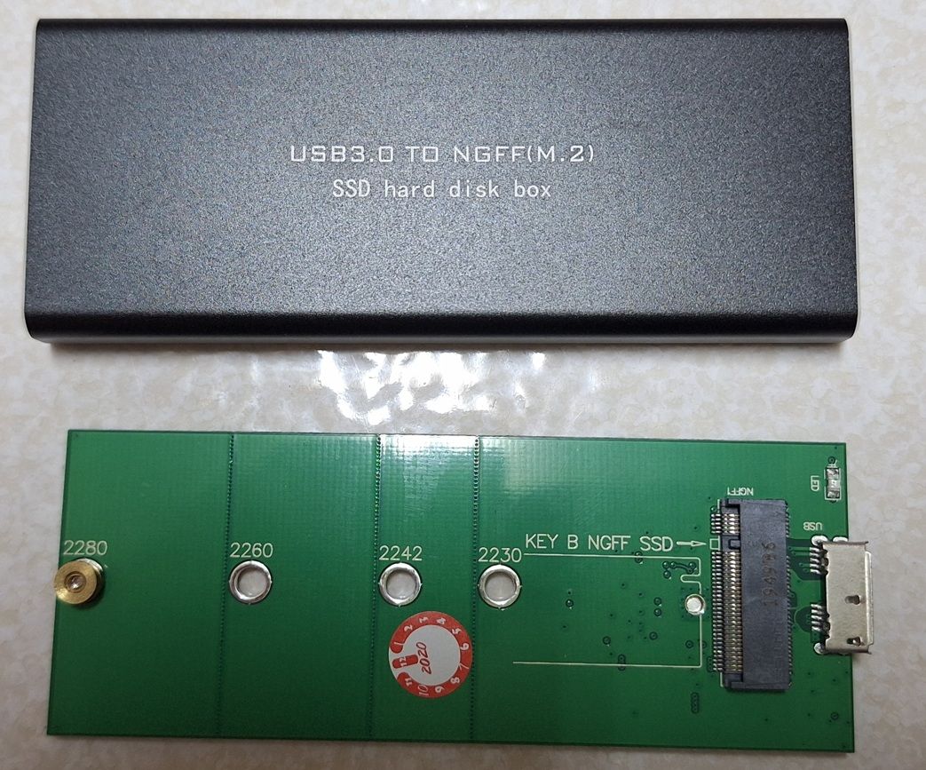 USB3.0 to NGFF M.2 SSD硬碟外接盒