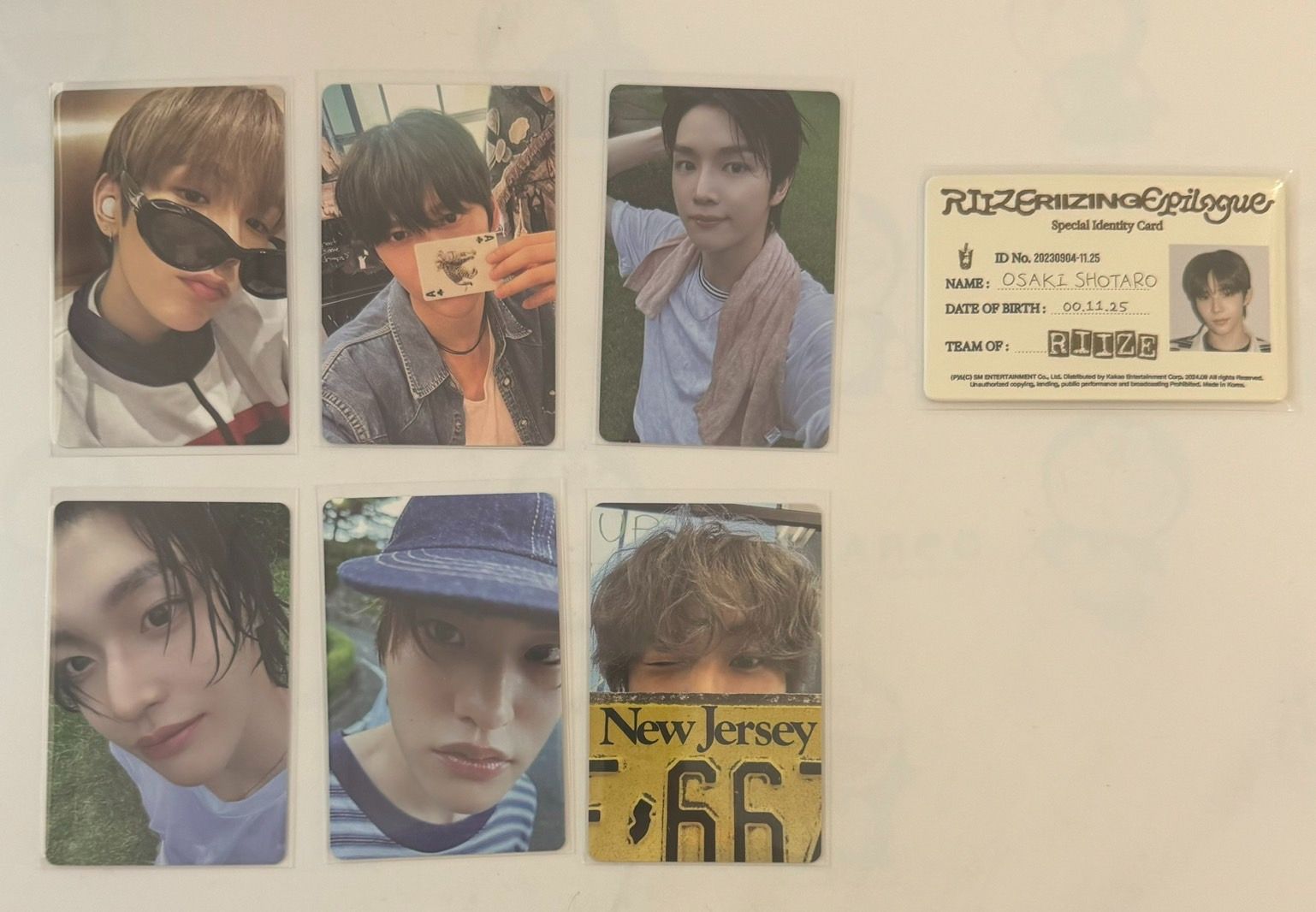 [現貨]RIIZING : Epilogue 專輯小卡（六）（＊需搭配其他人）