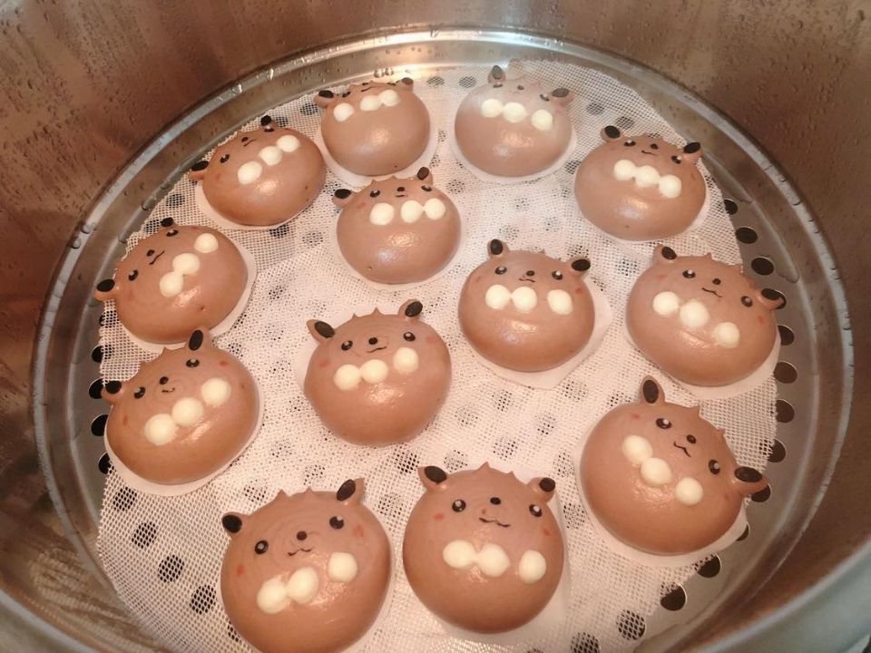 鮮奶饅頭-伊布（不使用可可粉）