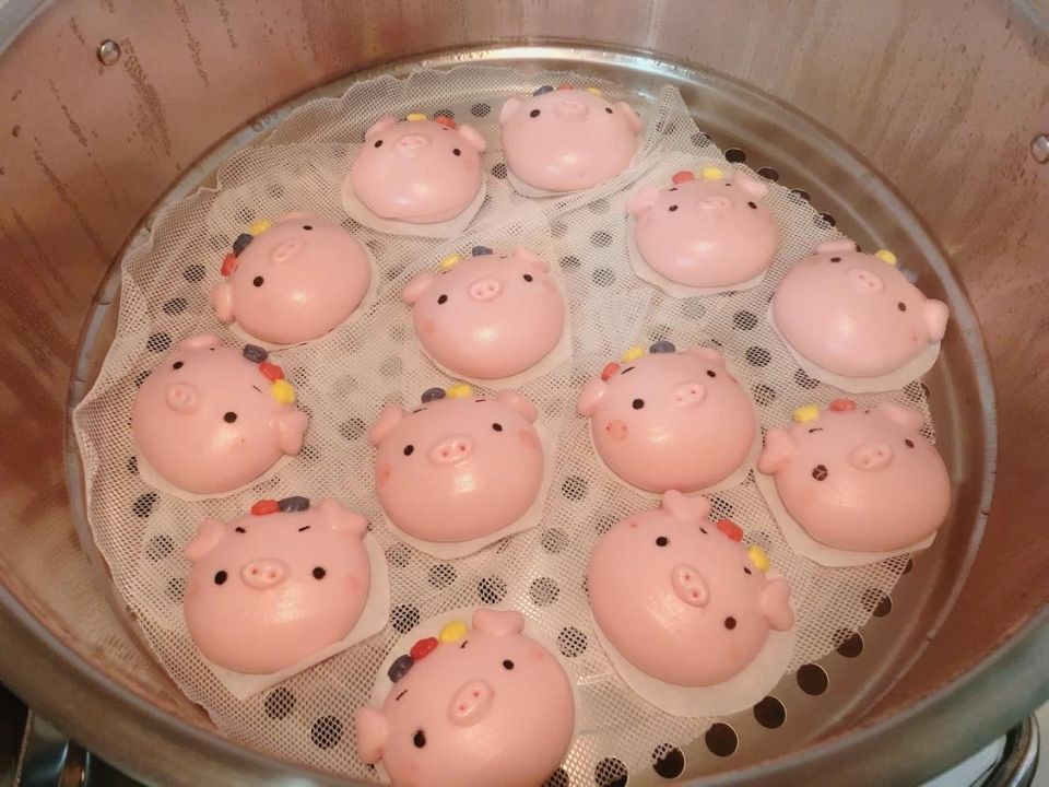 鮮奶饅頭-小豬