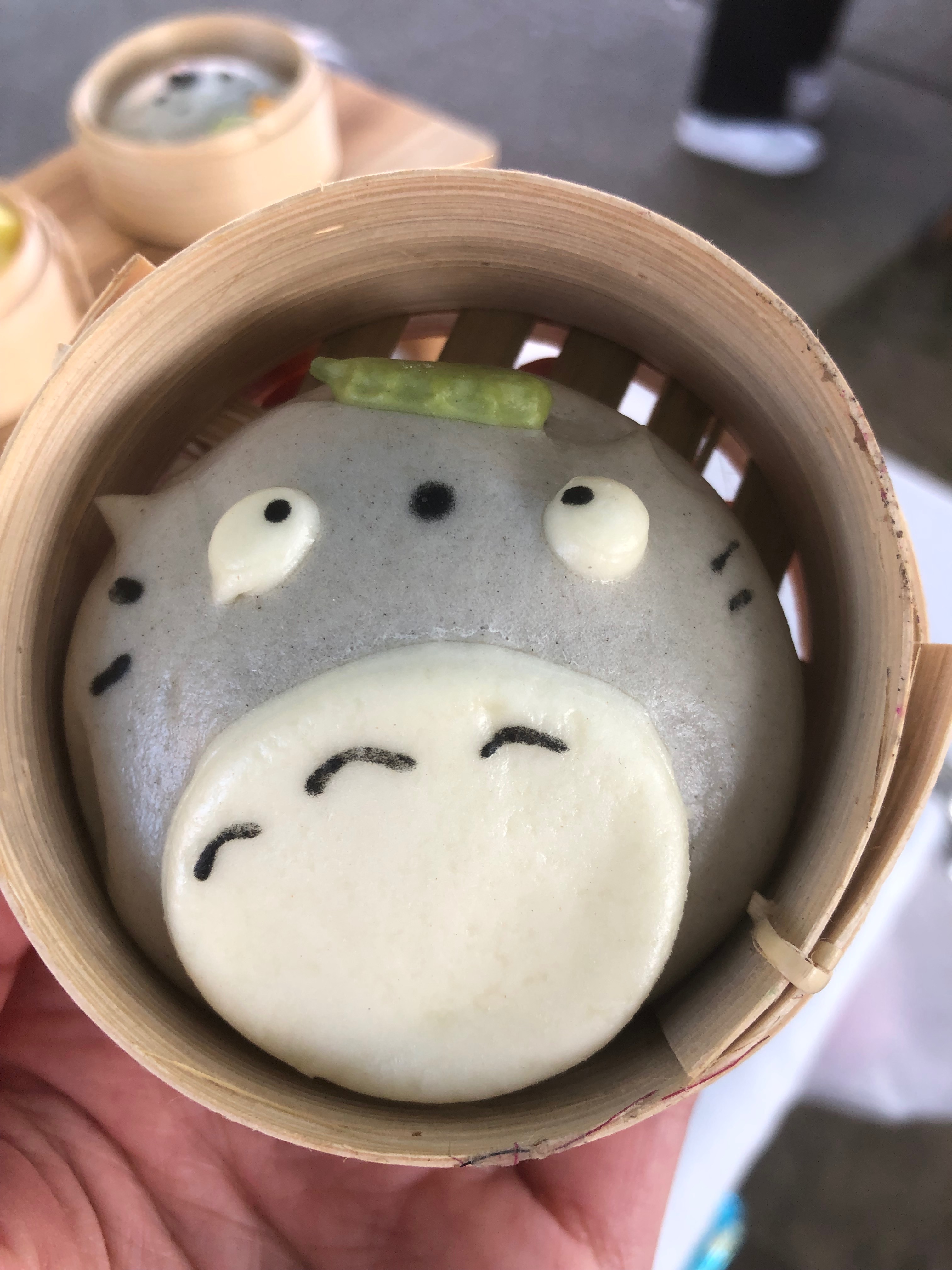 鮮奶饅頭-龍貓（芝麻粉）