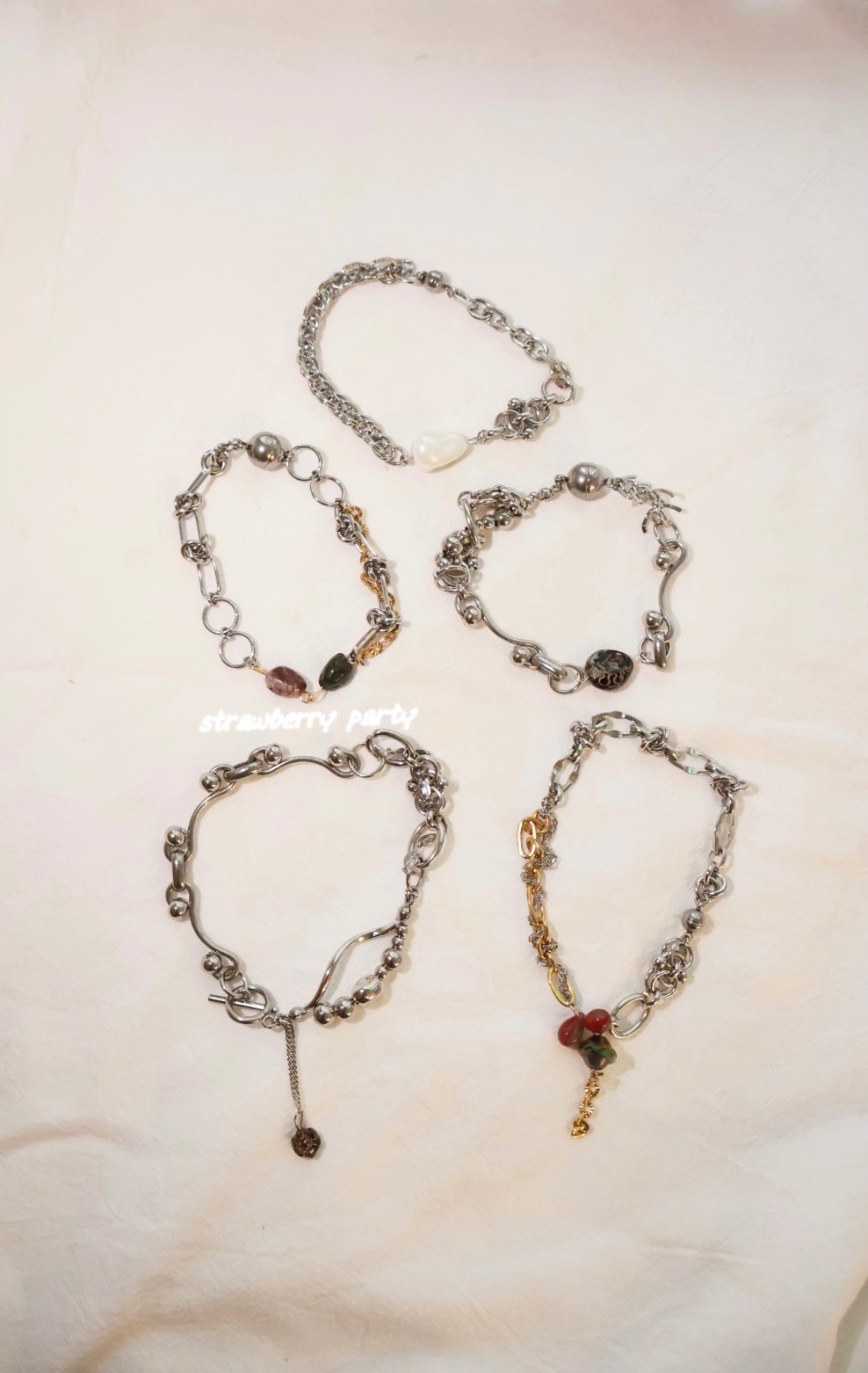 不鏽鋼/不鏽鋼鍍金手鍊