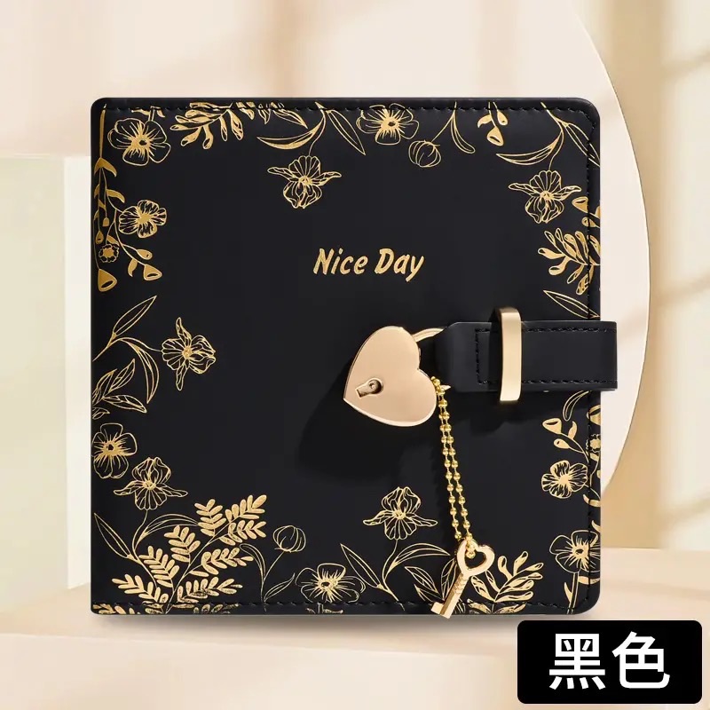 新款愛心鎖日記本（筆記本）