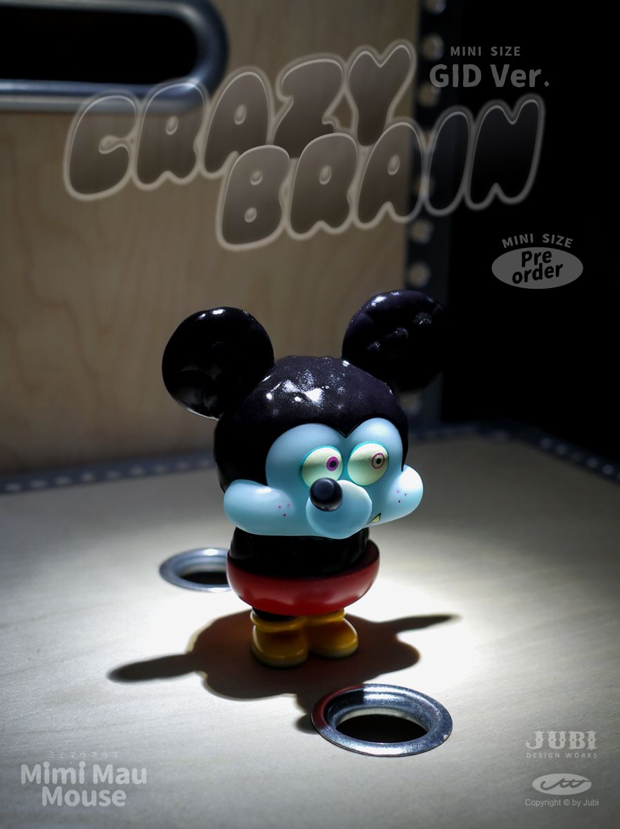 【MiMi Mau Mouse】米米冒冒斯 Crazy Brain - GID Ver. by JUBI