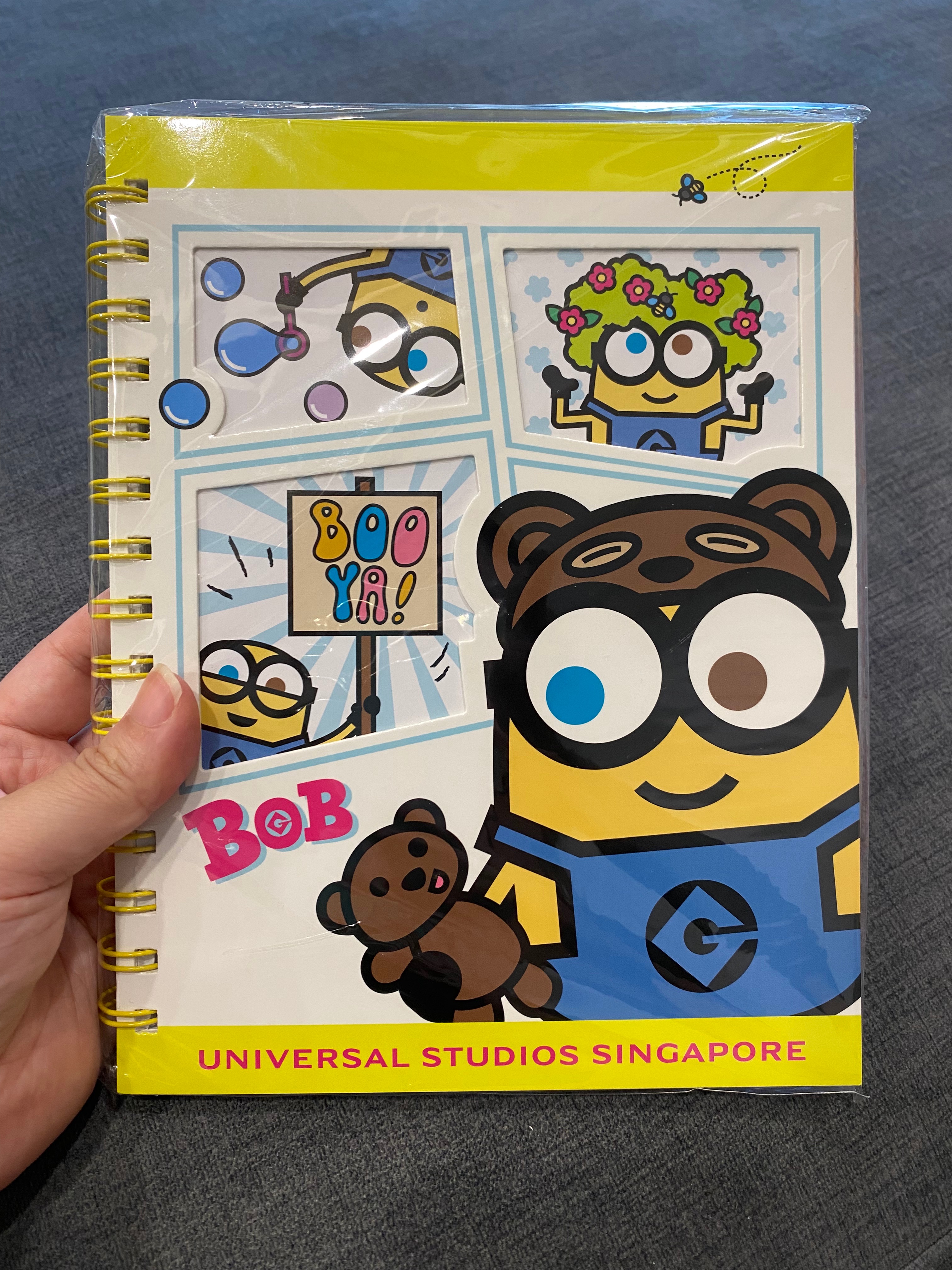 小小兵筆記本 小小兵記事本 新加坡環球影城