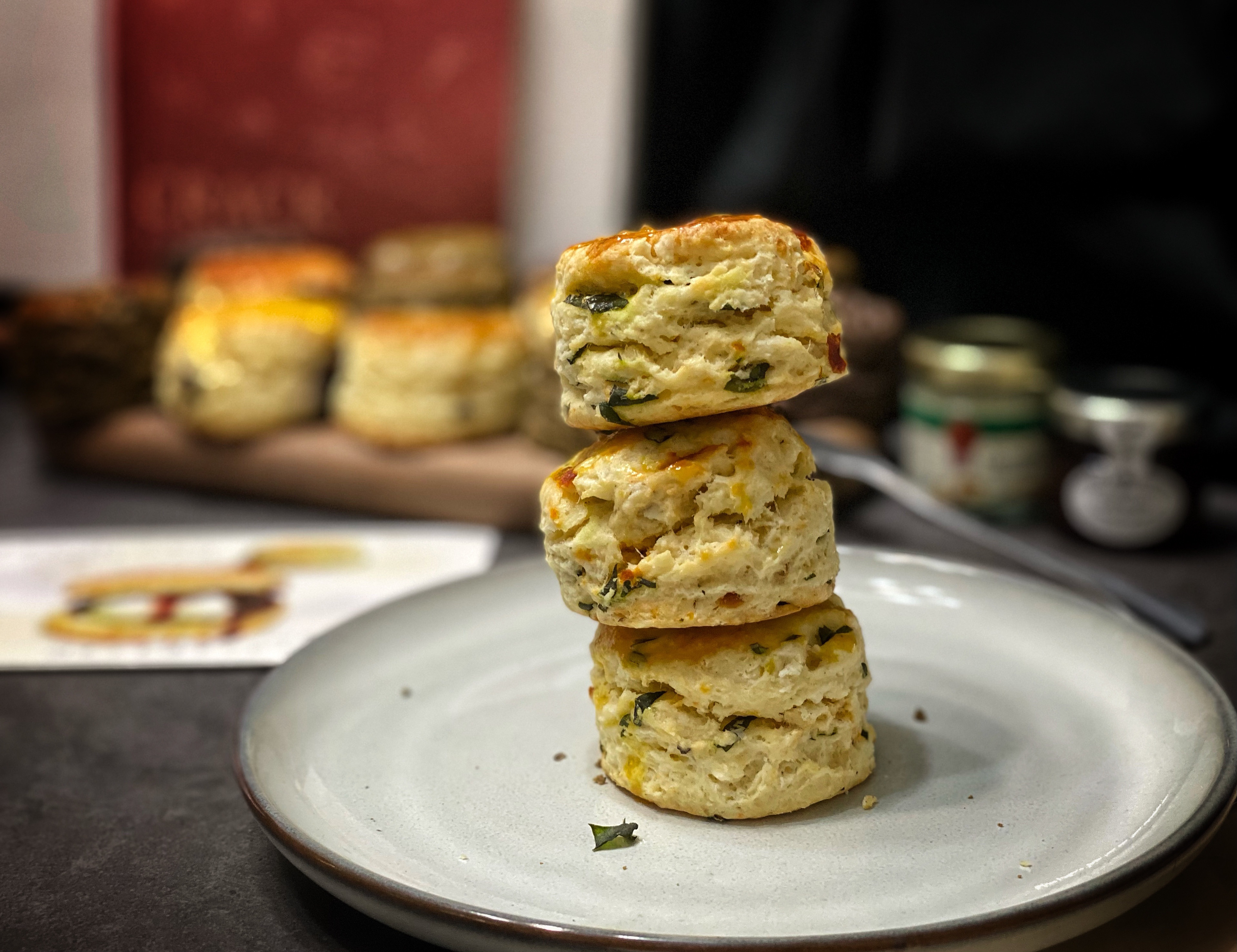 瑪格麗特披薩司康