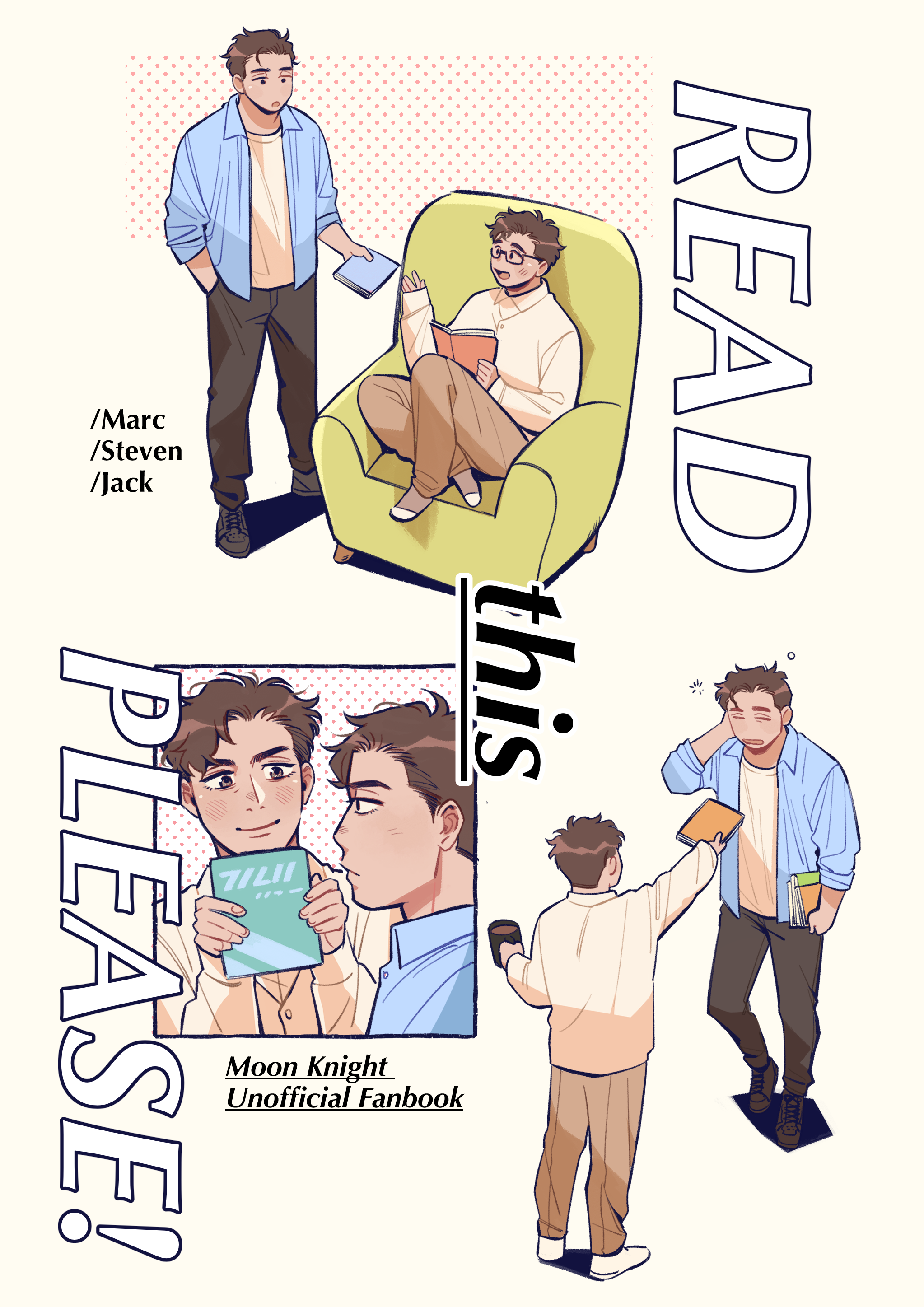 月光騎士二創本《READ this ，PLEASE !》（附明信片）