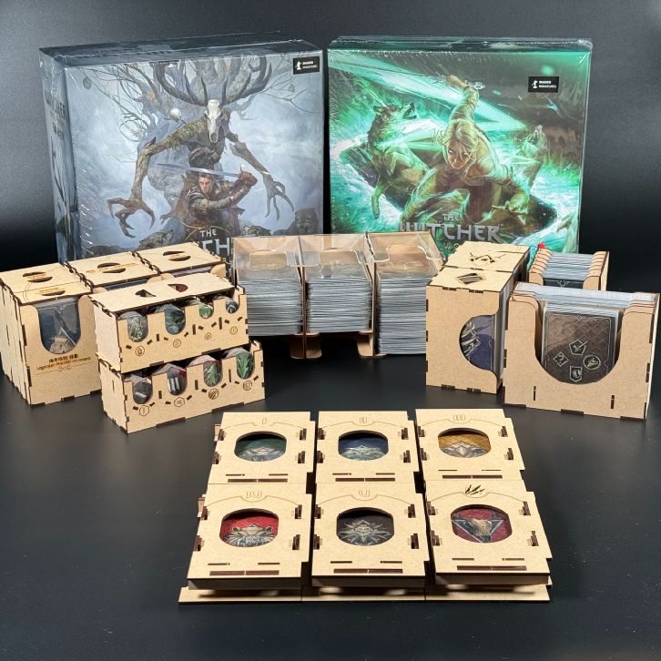 巫師舊世界桌遊收納免膠組裝木盒（不含桌遊）