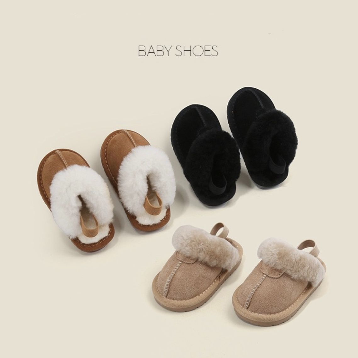 好搭保暖的毛毛拖鞋