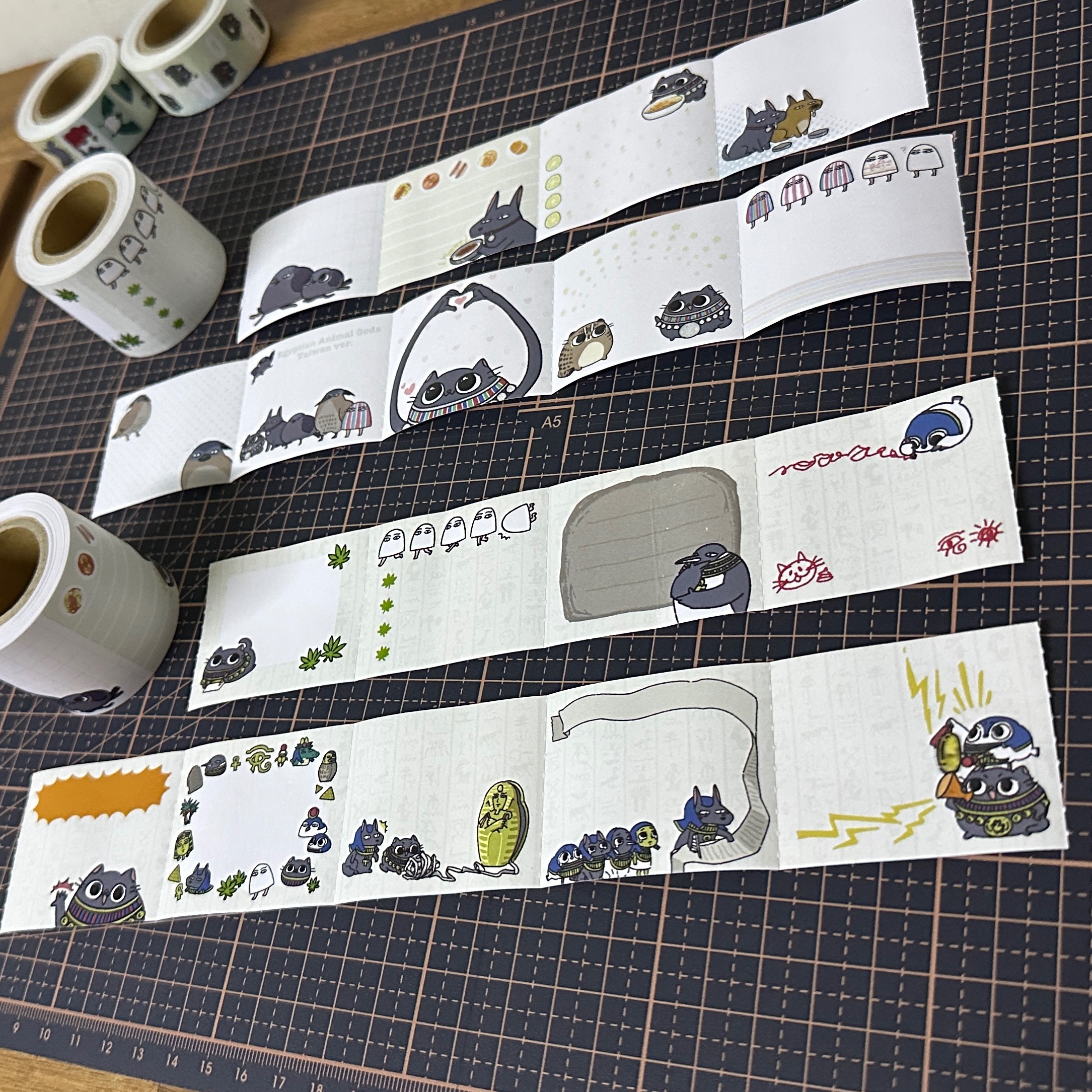 埃及大旅社 撕線便籤紙膠帶