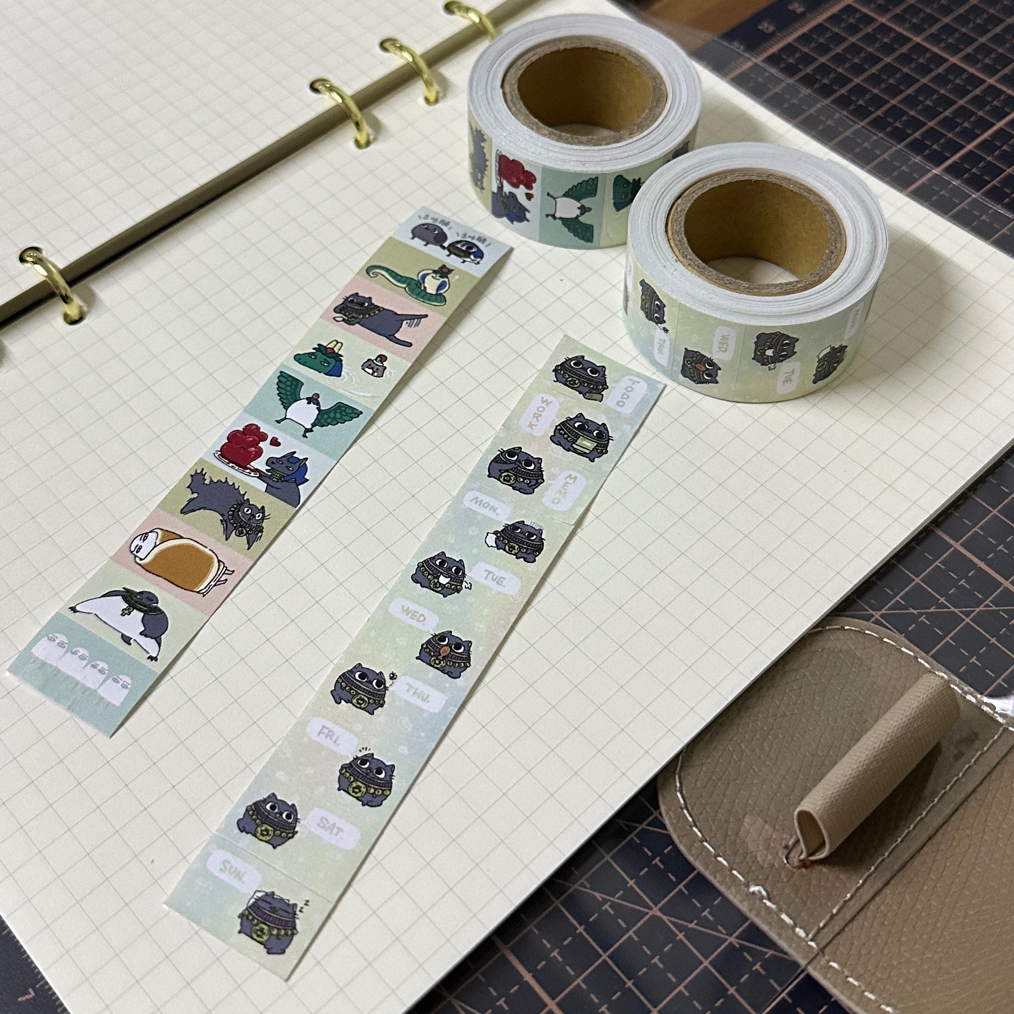 埃及大旅社 標籤紙膠帶