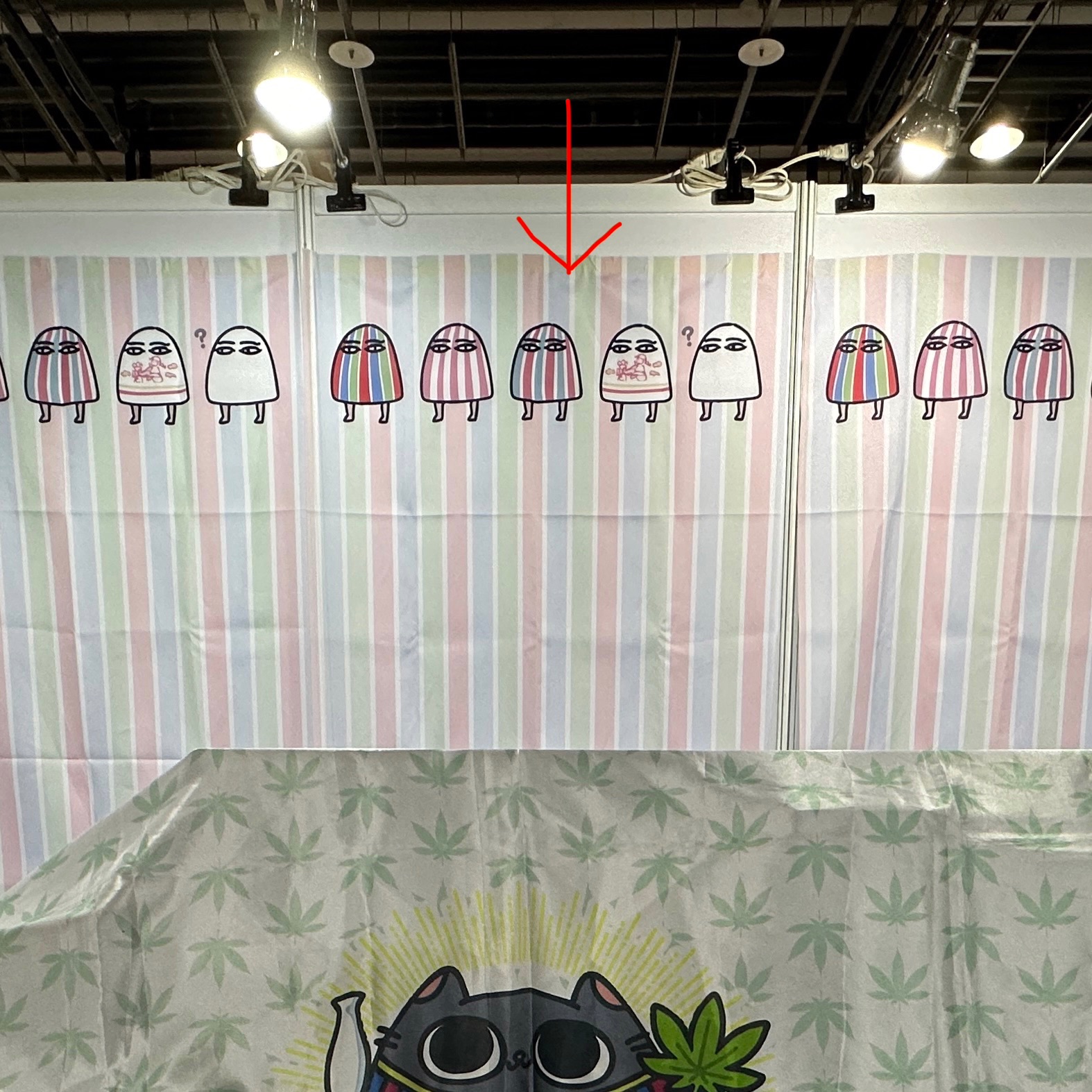 埃及大旅社 流水席帆布們 畫博背景布