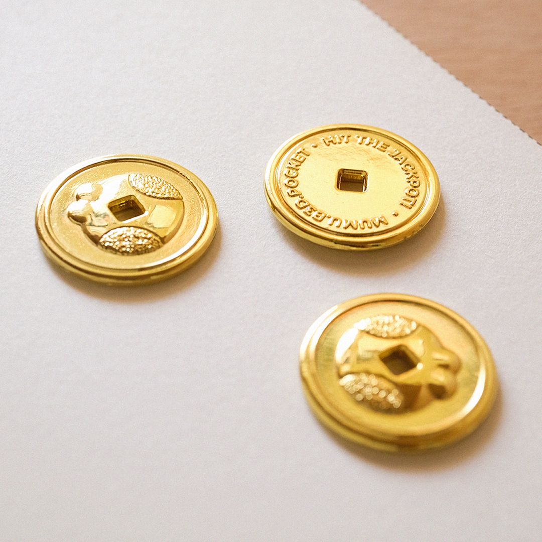 招財療癒小物 ✧ 樂呱呱金幣套組