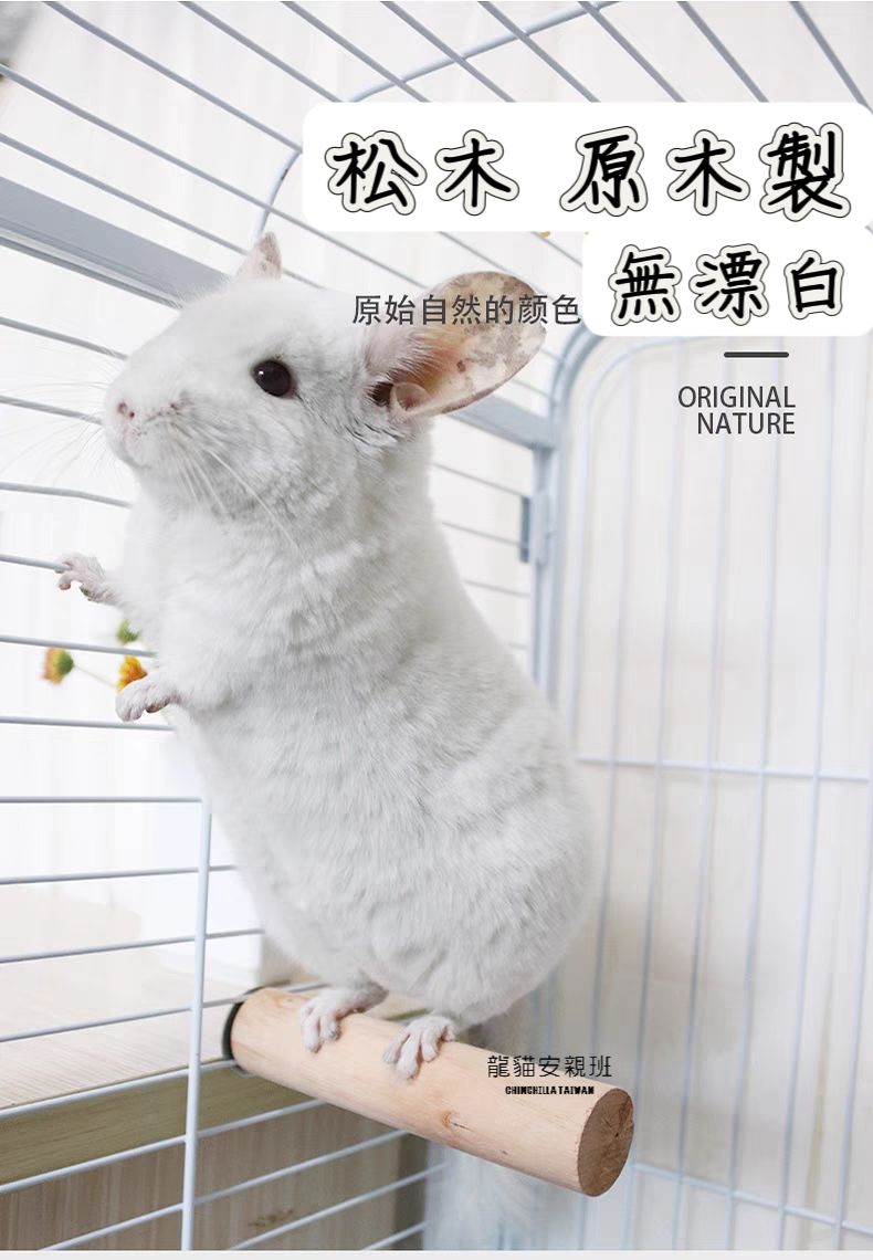 🏡龍貓安親班•高雄總店🏡【台灣現貨】🌲天然松木原木磨牙跳柱 附螺絲固定 龍貓 天竺鼠 兔子 松鼠 磨牙玩具 小寵跳