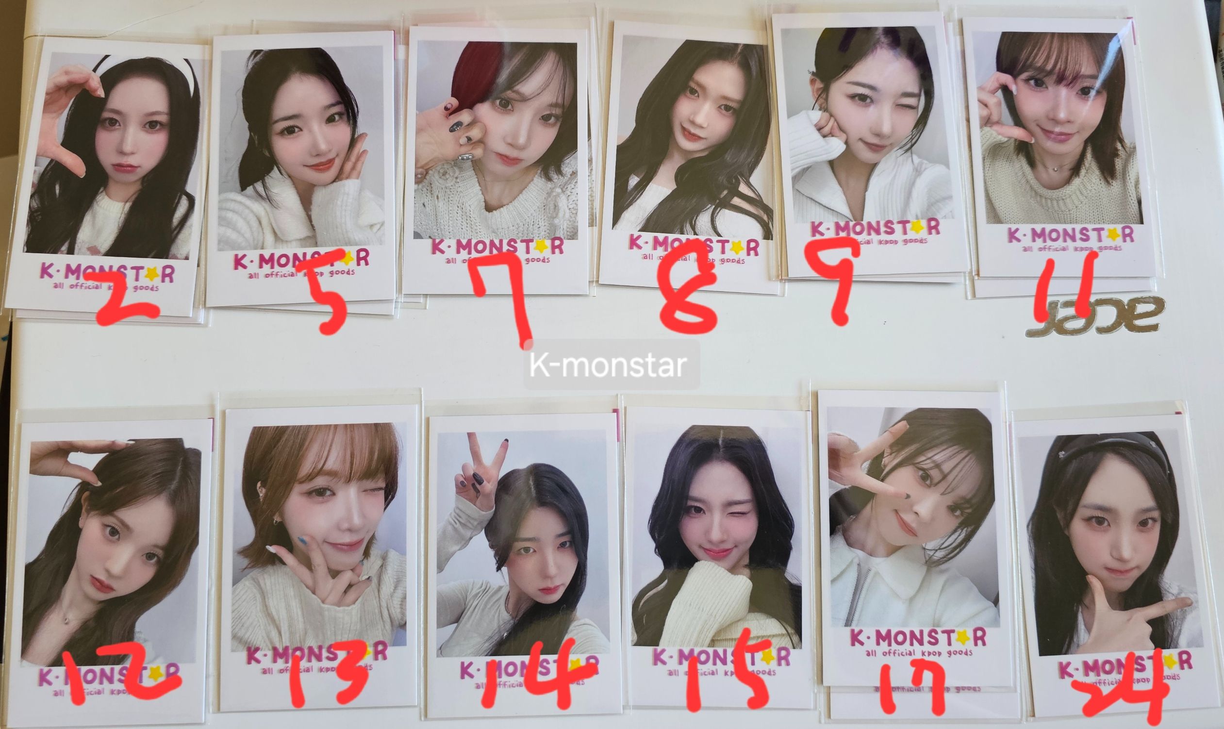 tripleS - 2024/12/14 KMonstar線上特典小卡（tripleS相關產品滿200出貨）